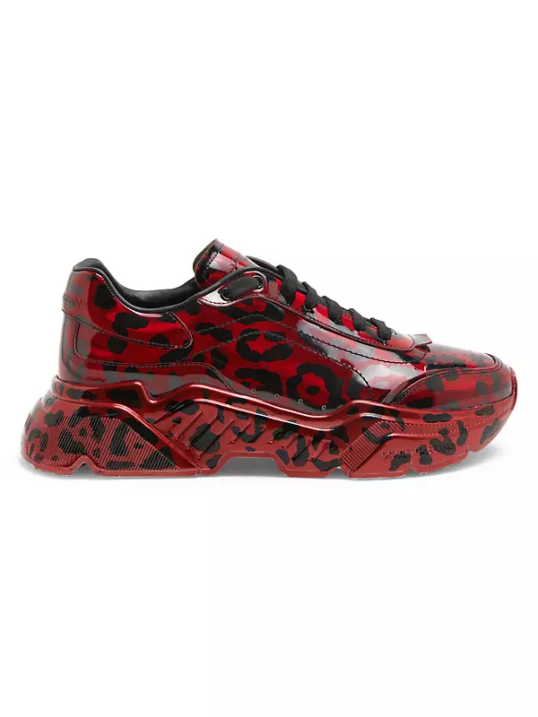 Shop Dolce&Gabbana Leopard-Print Daymaster Sneakers | Saks Fifth