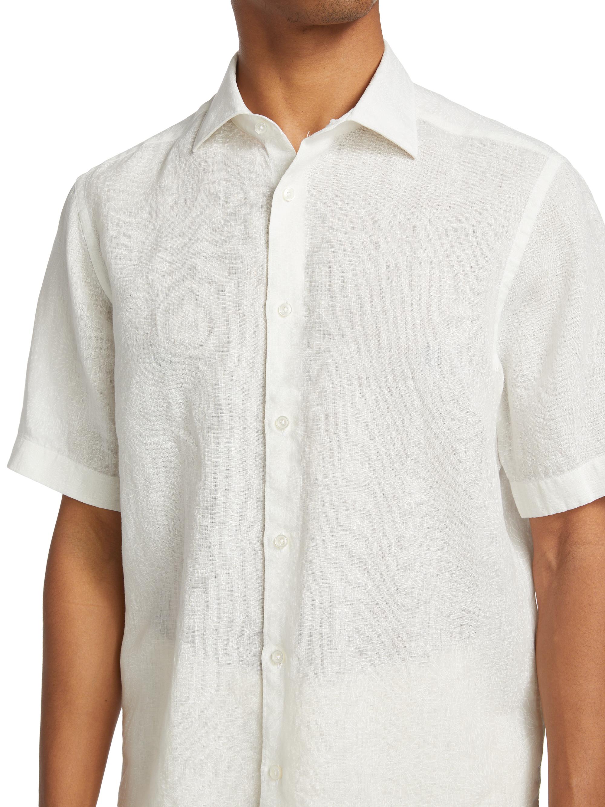 chinese dress ladies Merino Wool and Linen Short Sleeve Button-Down Shirt | Black – Short Sleeve  Button-Down Shirts
