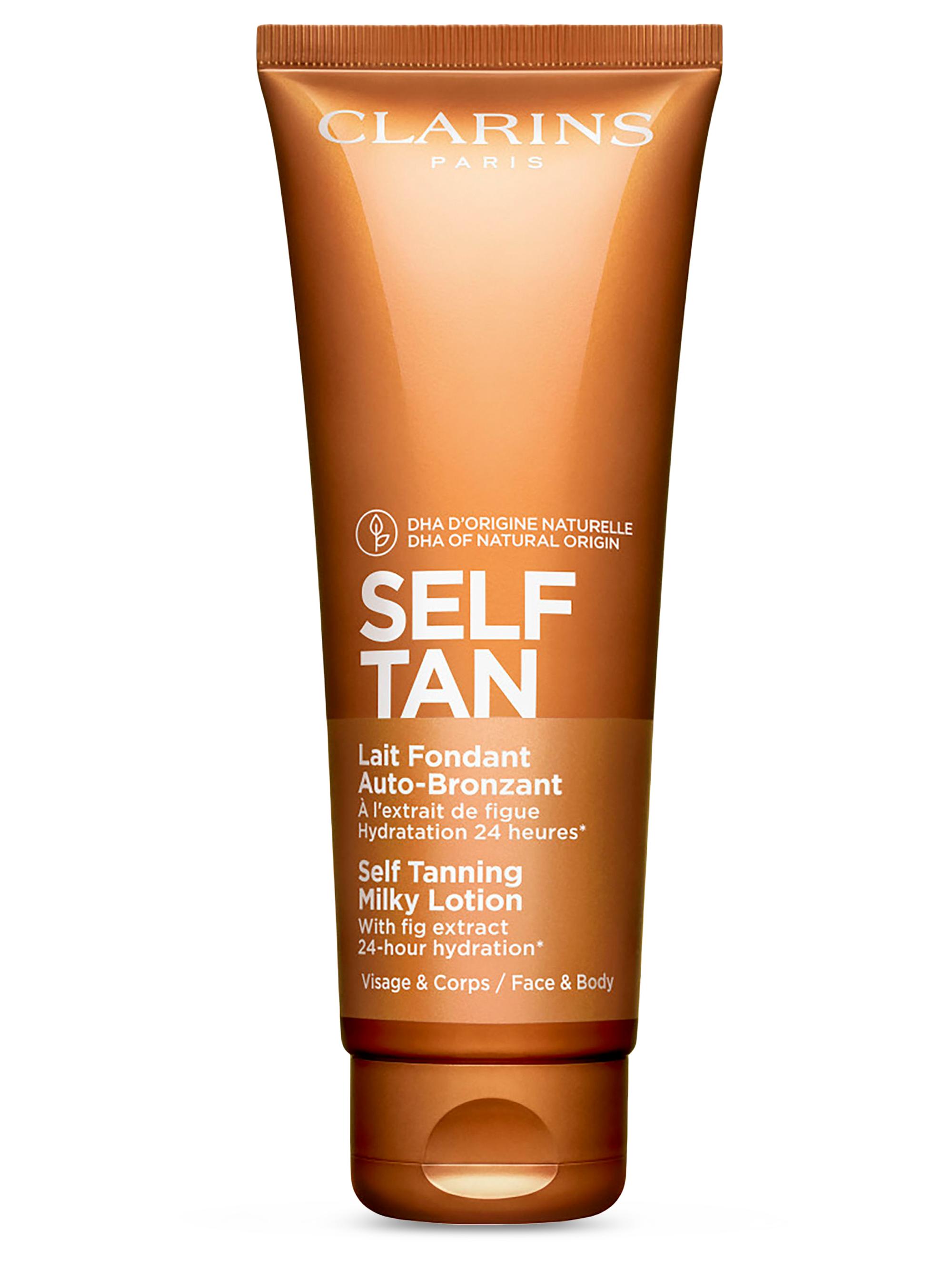 Clarins Women's Self Tanning Face & Body Milky Lotion