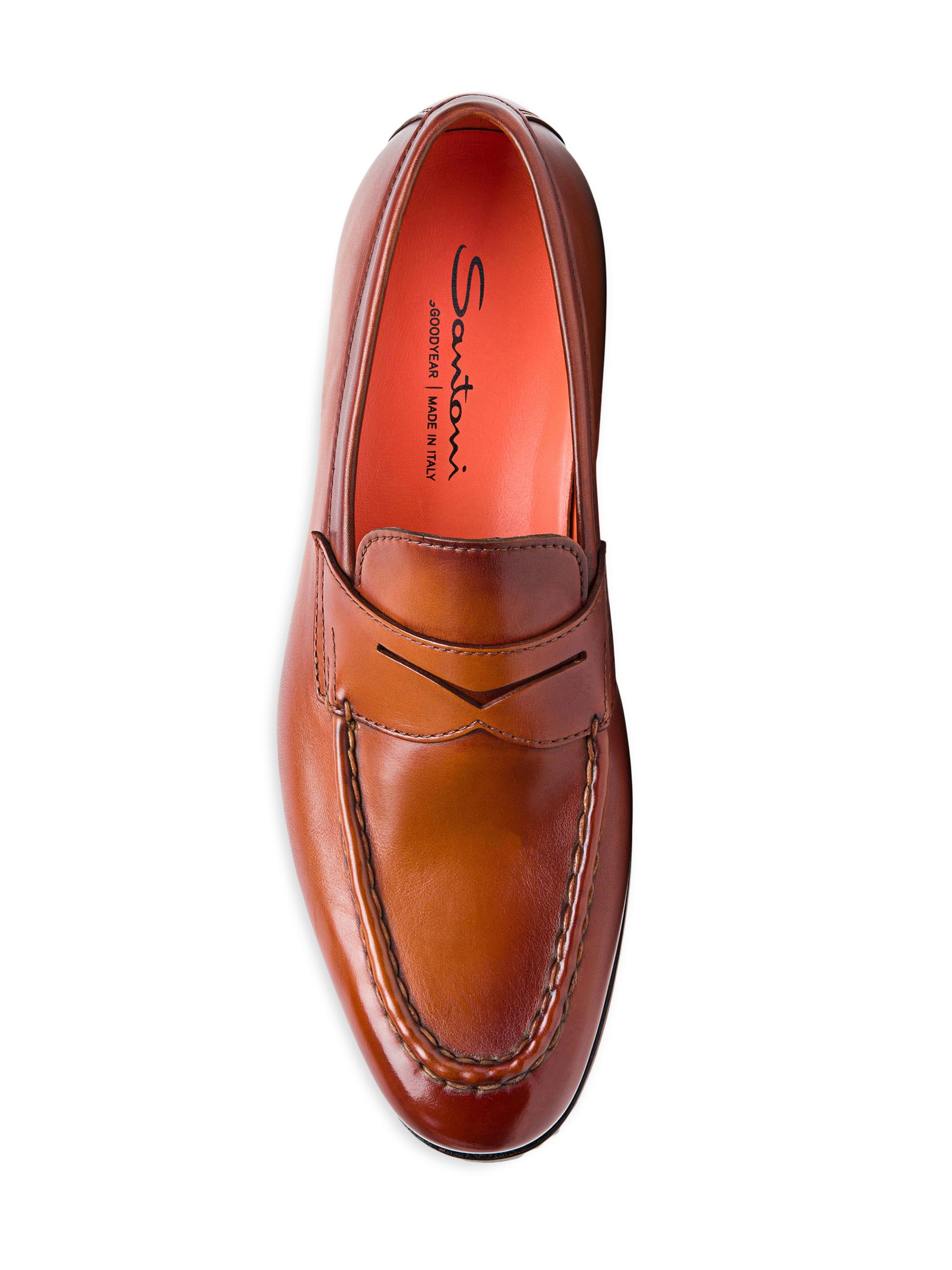 Santoni Door loafers - Brown