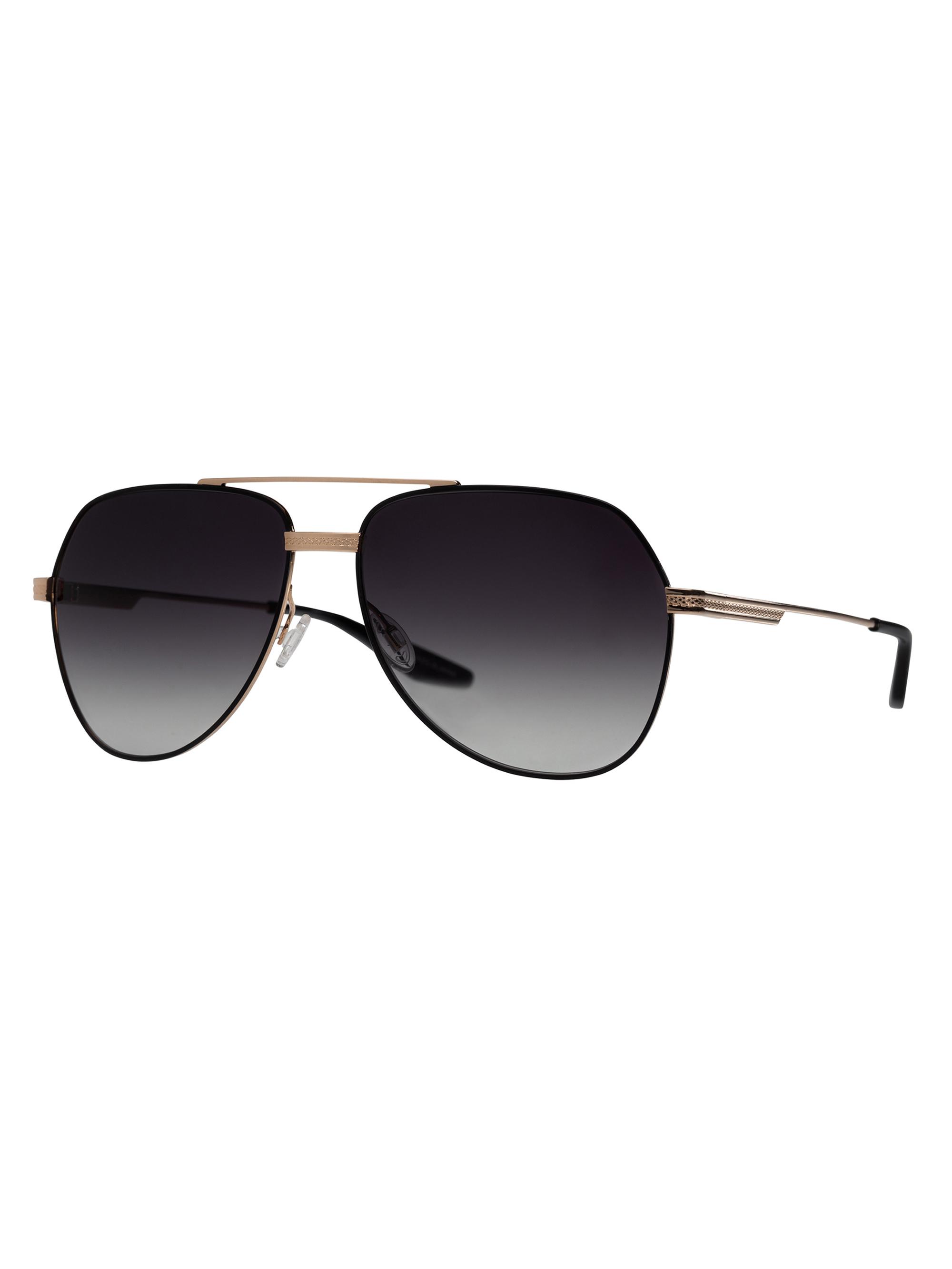 Barton Perreira Men's 007 Legacy Collection 61MM Aviator Sunglasses - Black Satin