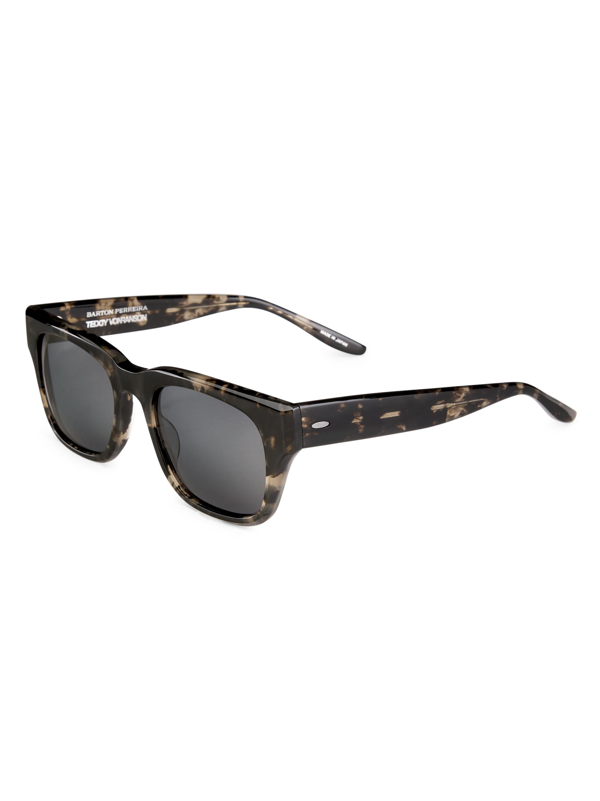 Barton Perreira Men's  x Teddy Vonranson 55MM Sunglasses - Black