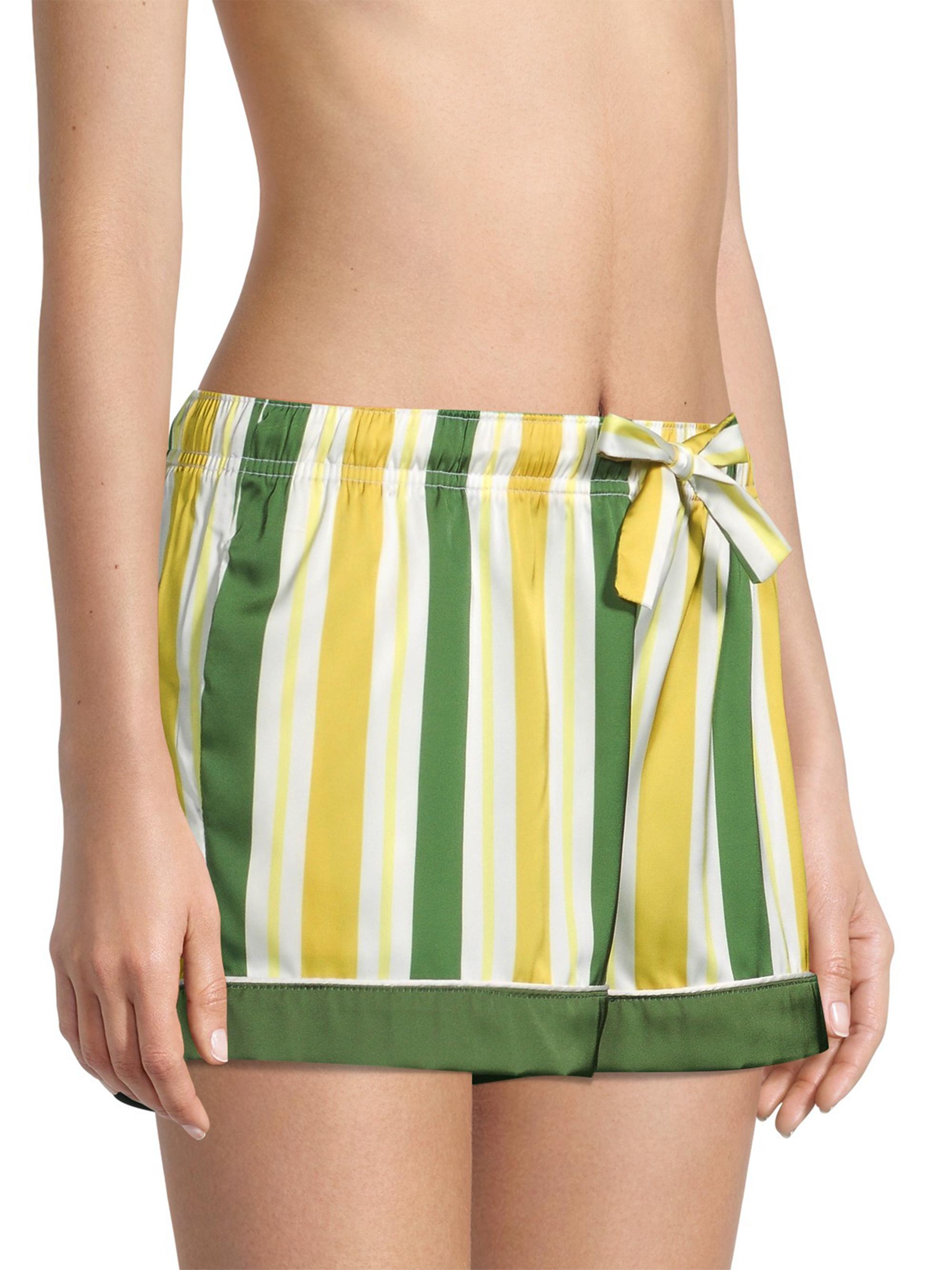 Averie Women's Two-Piece Uma Gorilla Stripe Pajama Set | Thumbnail 4