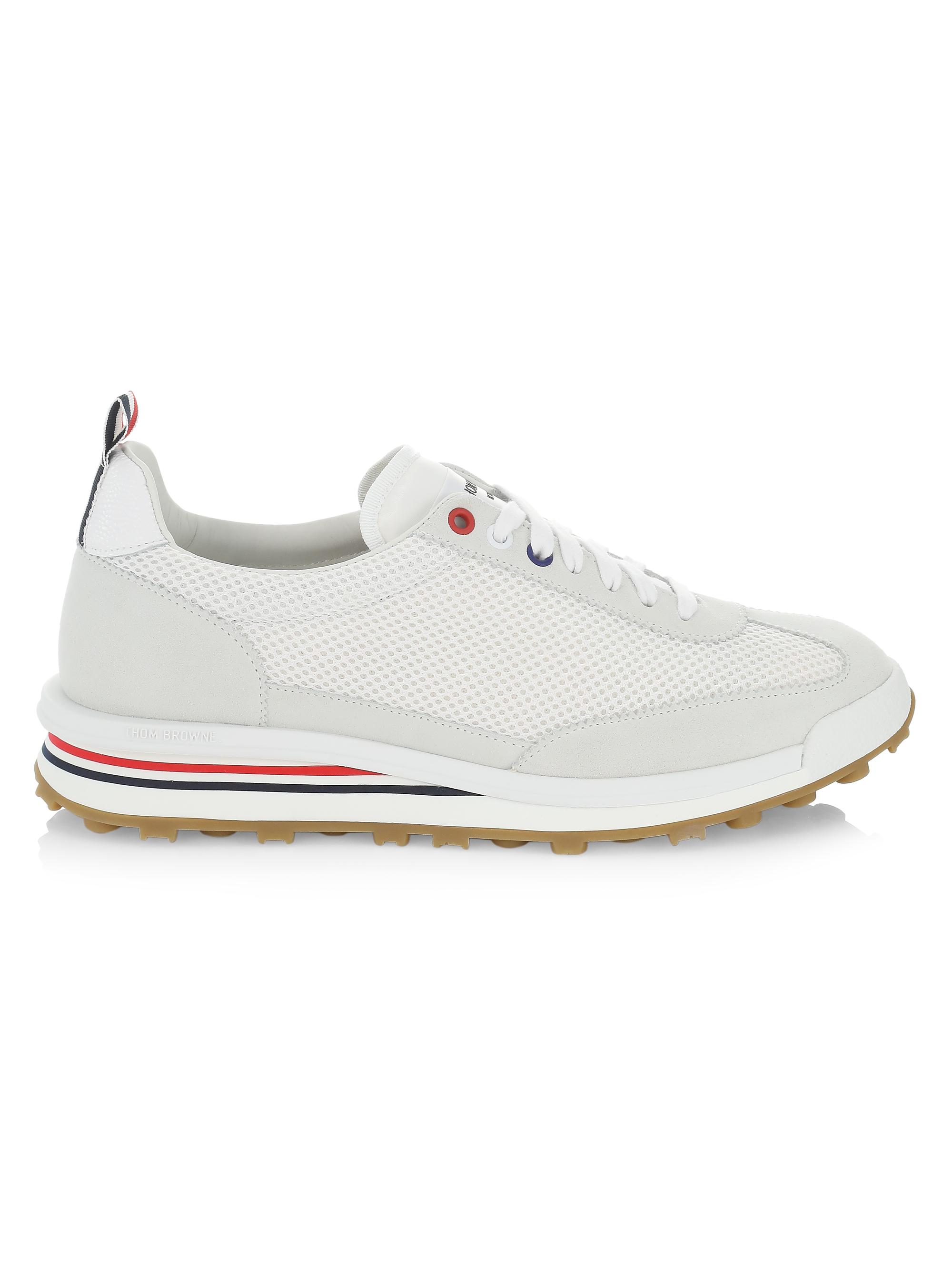 Thom Browne Men's Tech Runner Sneakers - White