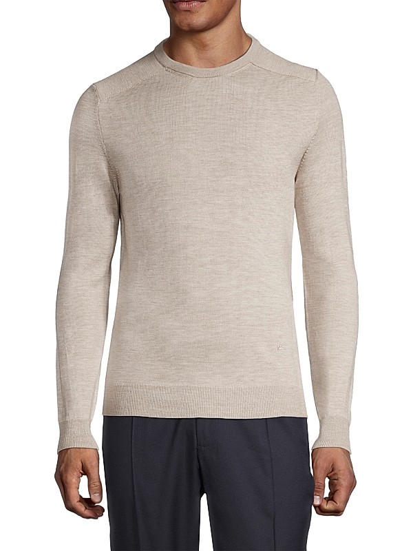 Shop Isaia Lighweight Wool-Blend Crewneck Sweater | Saks Shop Isaia Lighweight Wool-Blend Crewneck Sweater | Saks