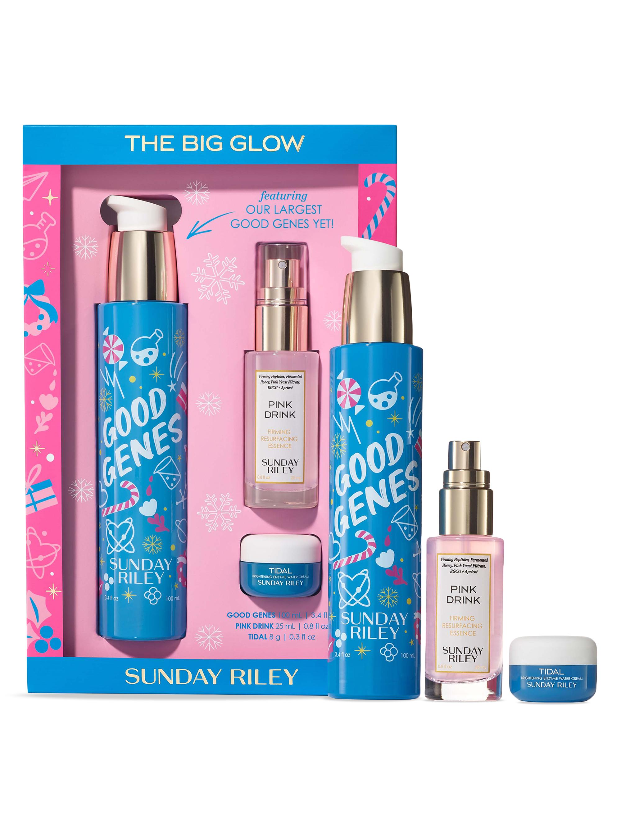 Sunday Riley Women's The Big Glow Deluxe Good Genes 3-Piece Set