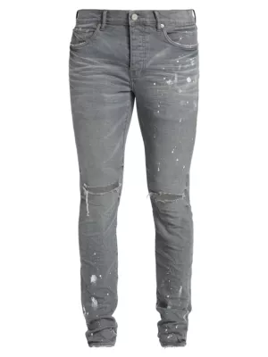 Shop Purple Brand P001 Worn Stretch Skinny Jeans | Saks Fifth Avenue