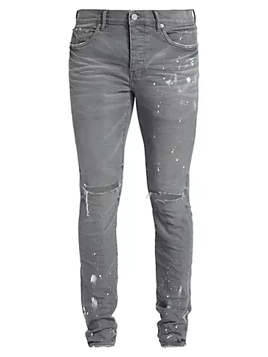 Men's Grey Designer Denim & Jeans