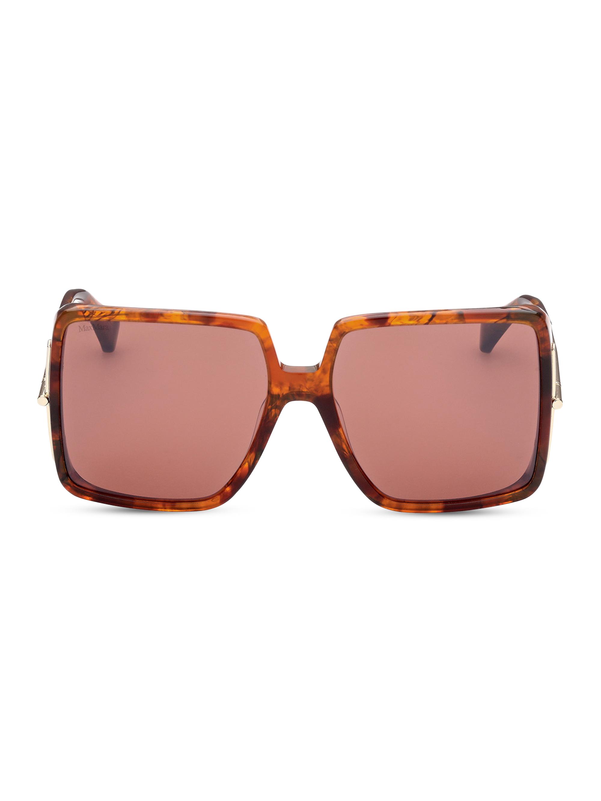 Max Mara Women's 58MM Square Sunglasses - Havana