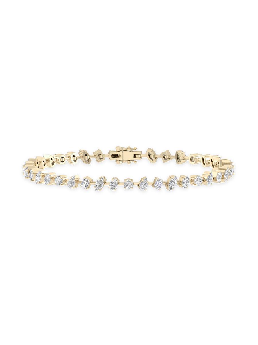 Shop Saks Fifth Avenue Collection 14K Yellow Gold & Multi-Cut 3.60 TCW ...