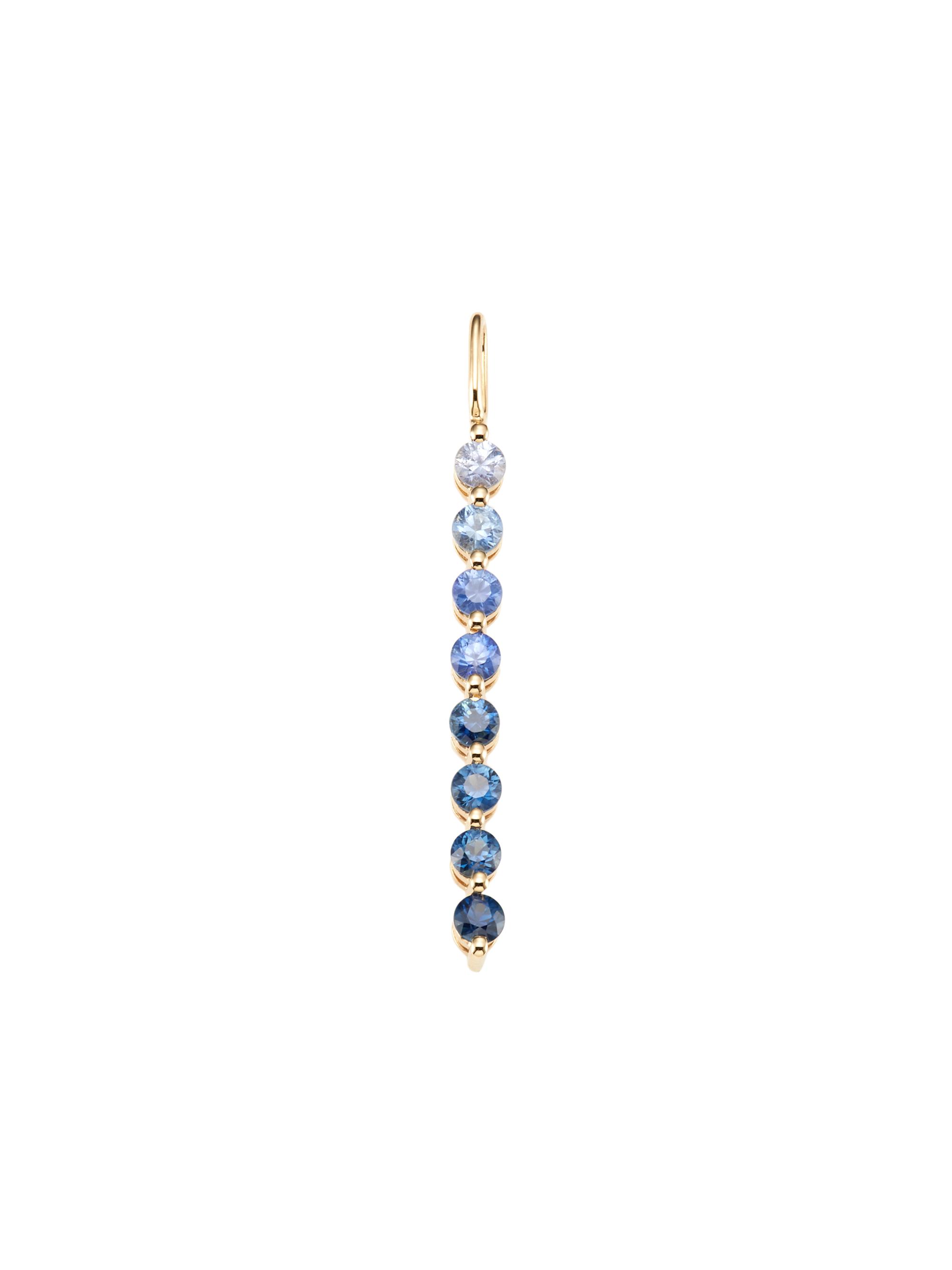 Saks Fifth Avenue Collection Women's 14K Yellow Gold & Blue Sapphire Ombré Bar Charm - Yellow Gold