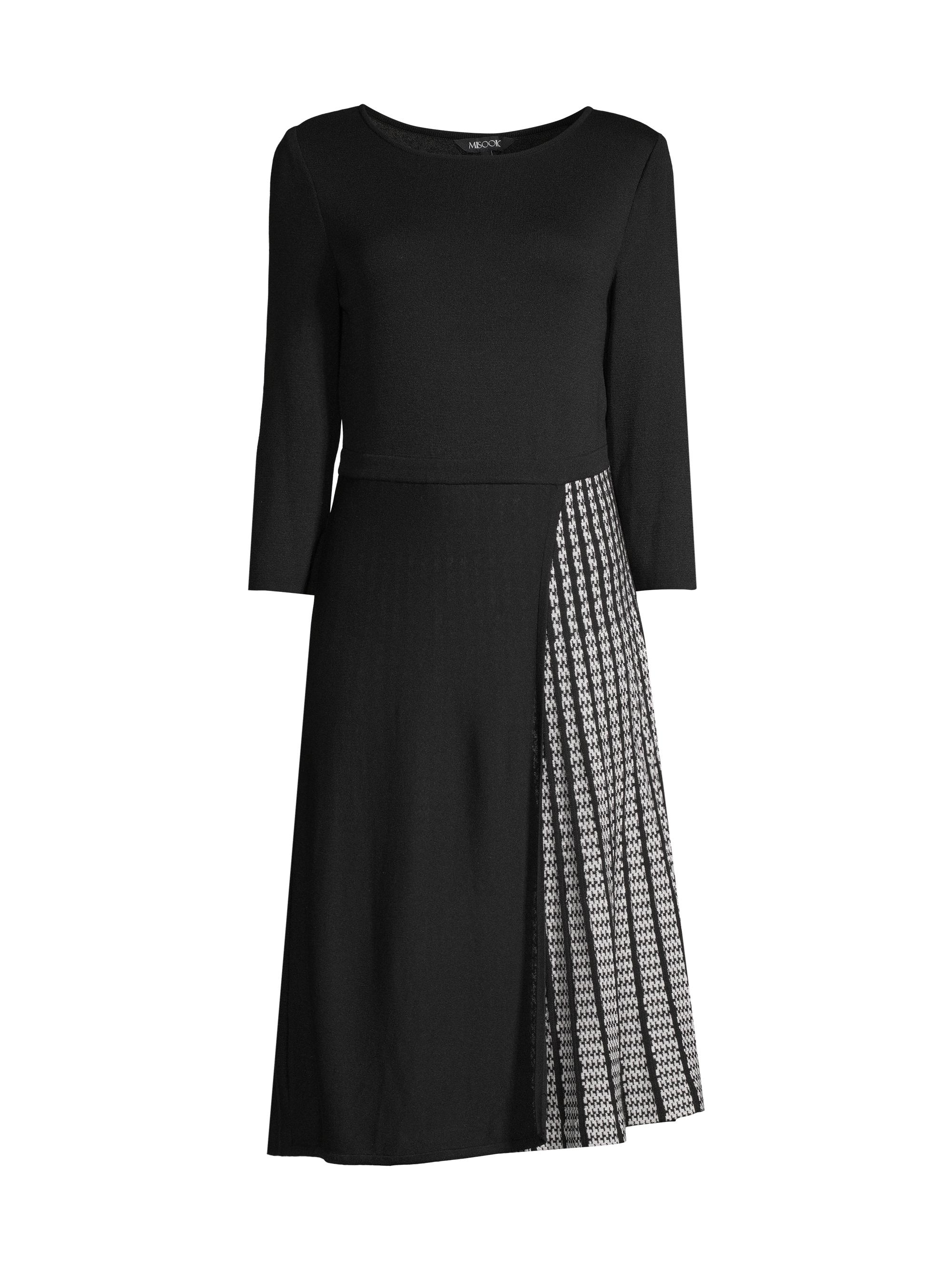contrast knit midi dress Women's Let It Play Out Red Knit Contrast Detail V-Neck Short Sleeve Midi Dress | Size: M