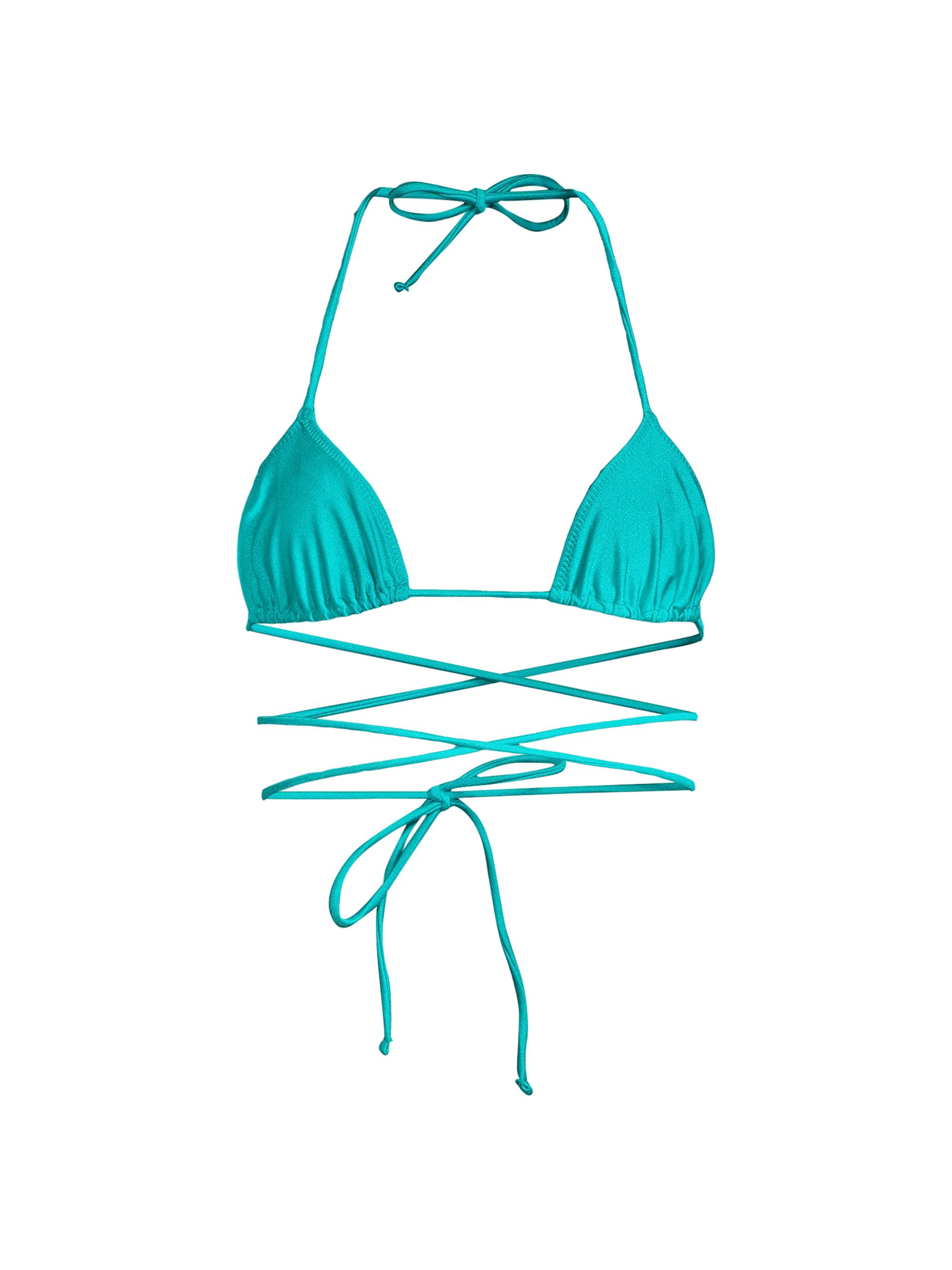 Tropic of C Women's Praia String Bikini Top - Waterfall