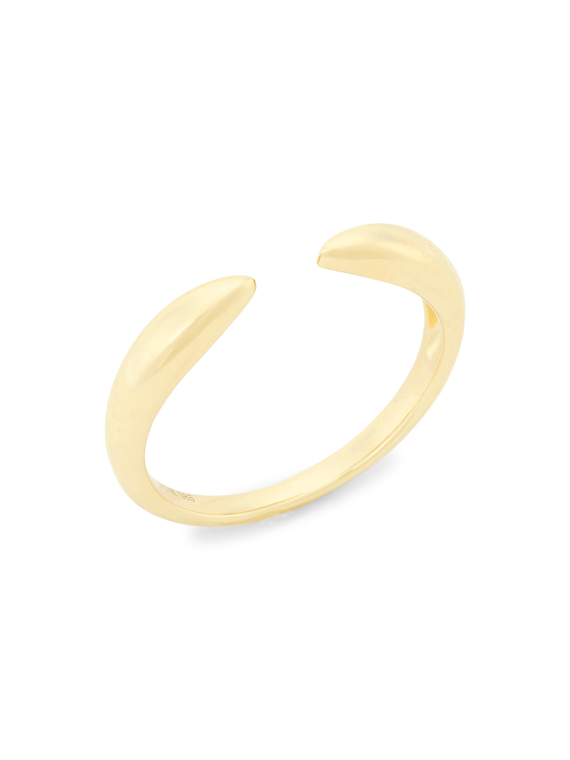 Saks Fifth Avenue Collection Women's 14K Gold Claw Ring - Yellow Gold