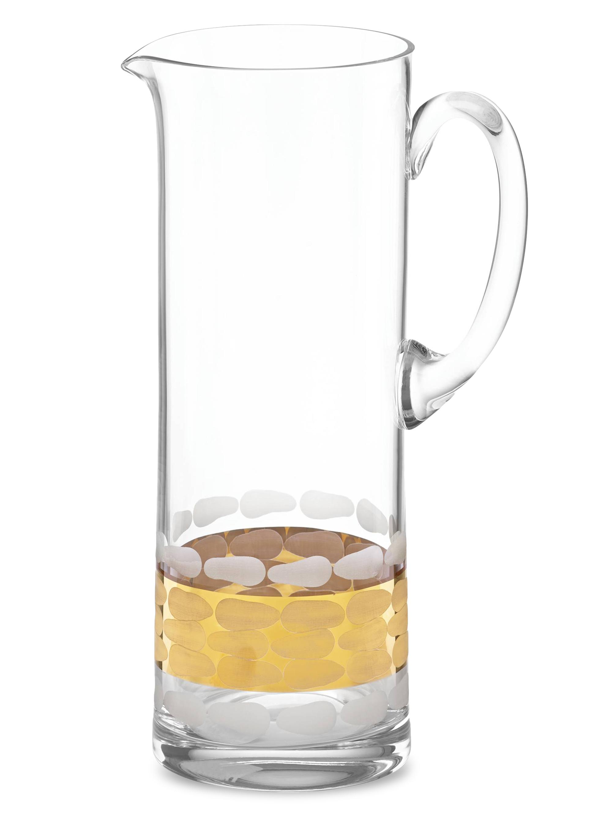Michael Wainwright Truro Gold Glass Pitcher - Gold