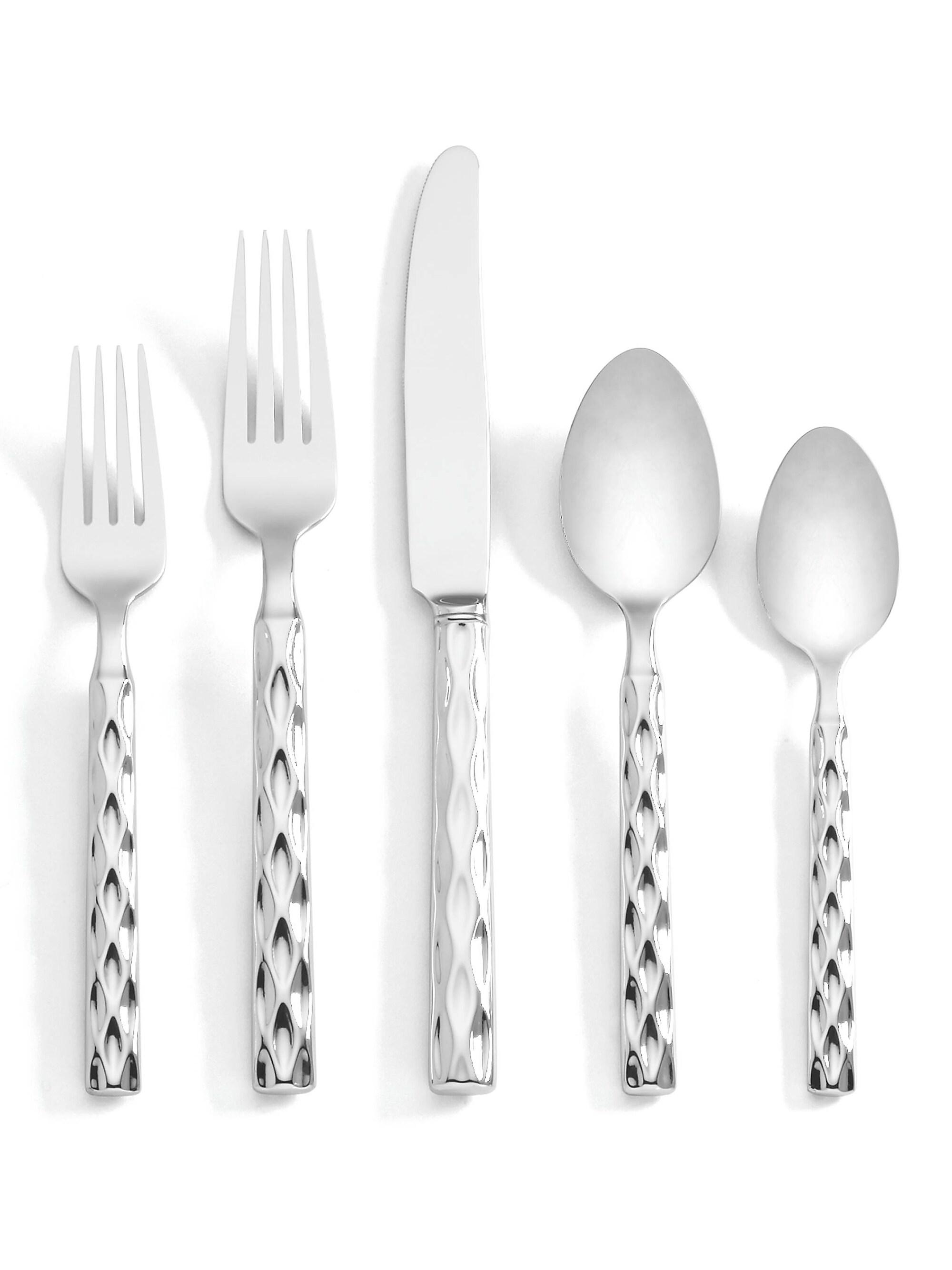 Michael Wainwright Truro Platinum 5-Piece Flatware Set - Grey