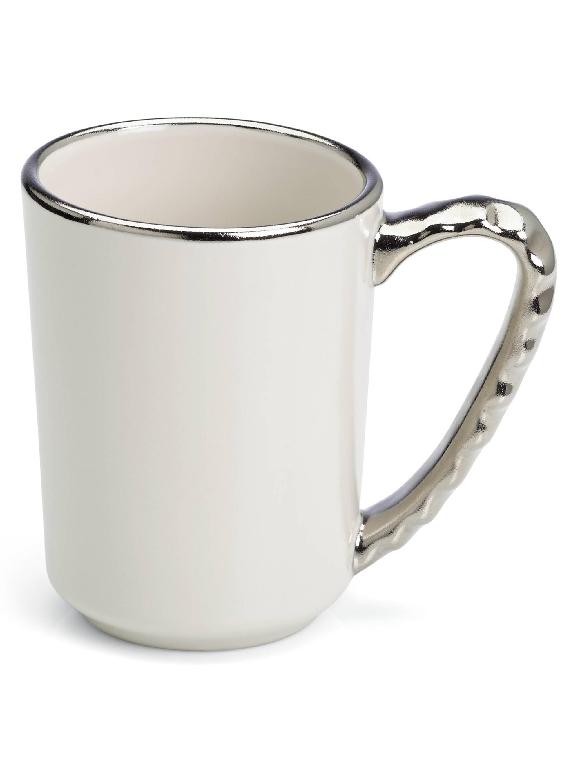 Michael Wainwright Truro Platinum 4-Piece Mug Set - Platinum