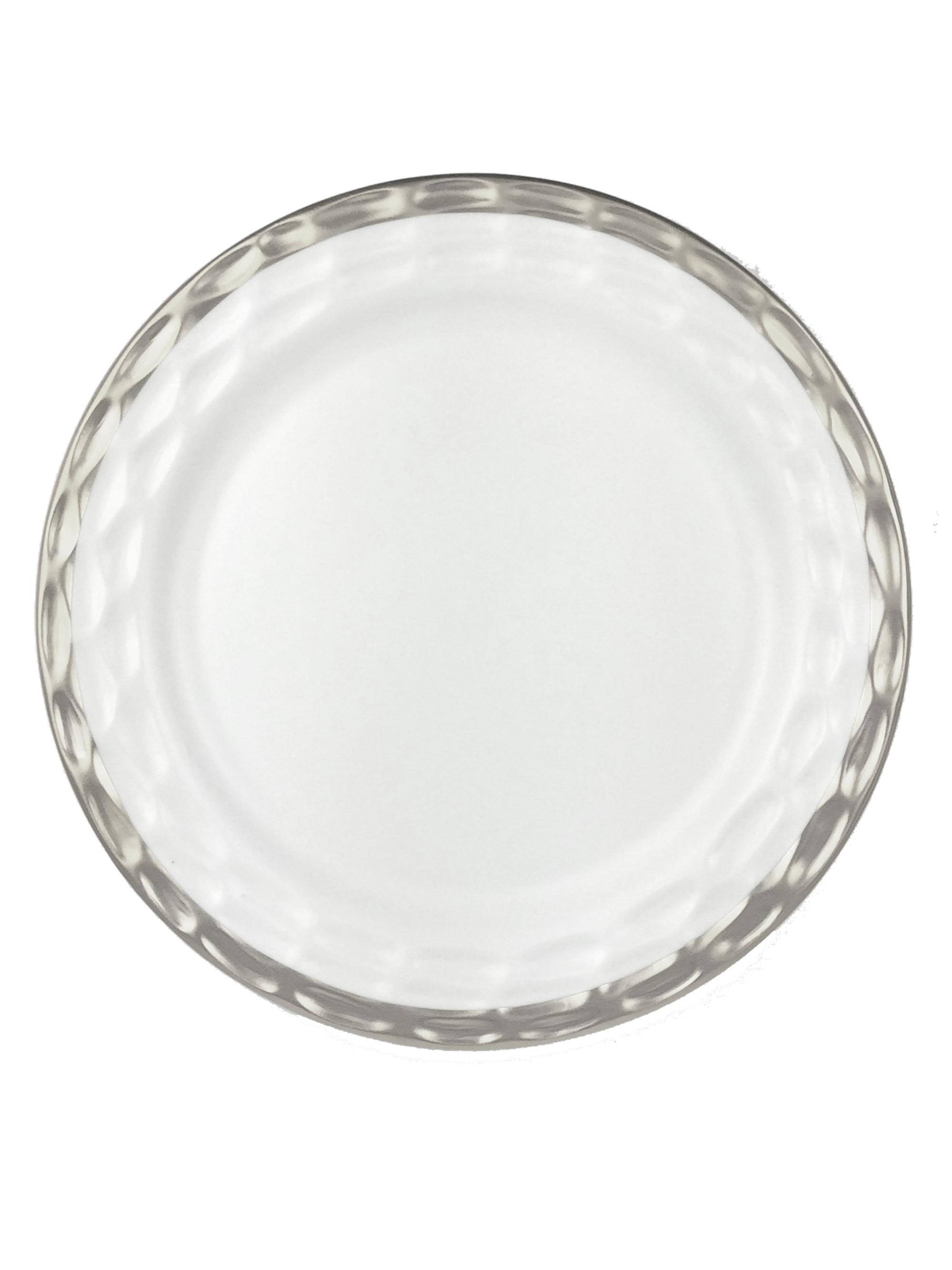 Michael Wainwright Truro Platinum 4-Piece Dinner Plate Set - Platinum