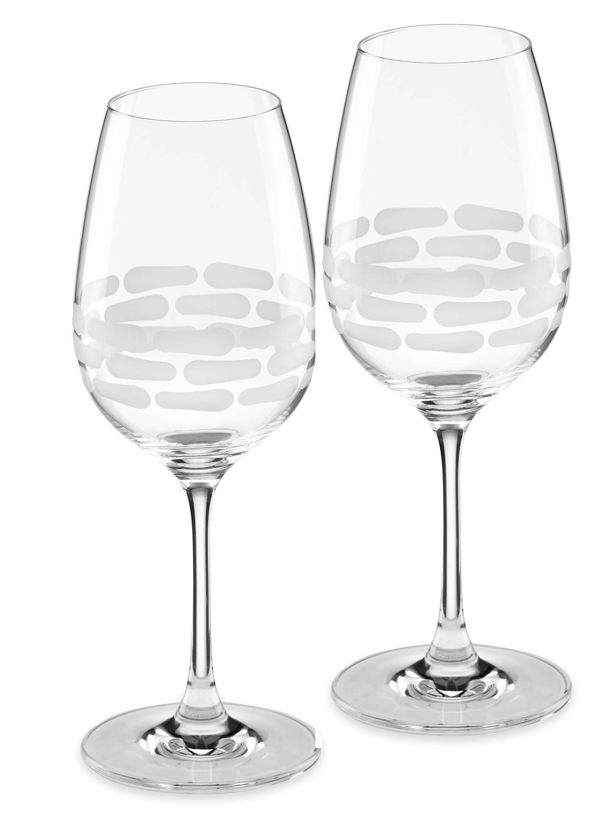 Michael Wainwright Truro Clear 2-Piece White Wine Glass Set - White