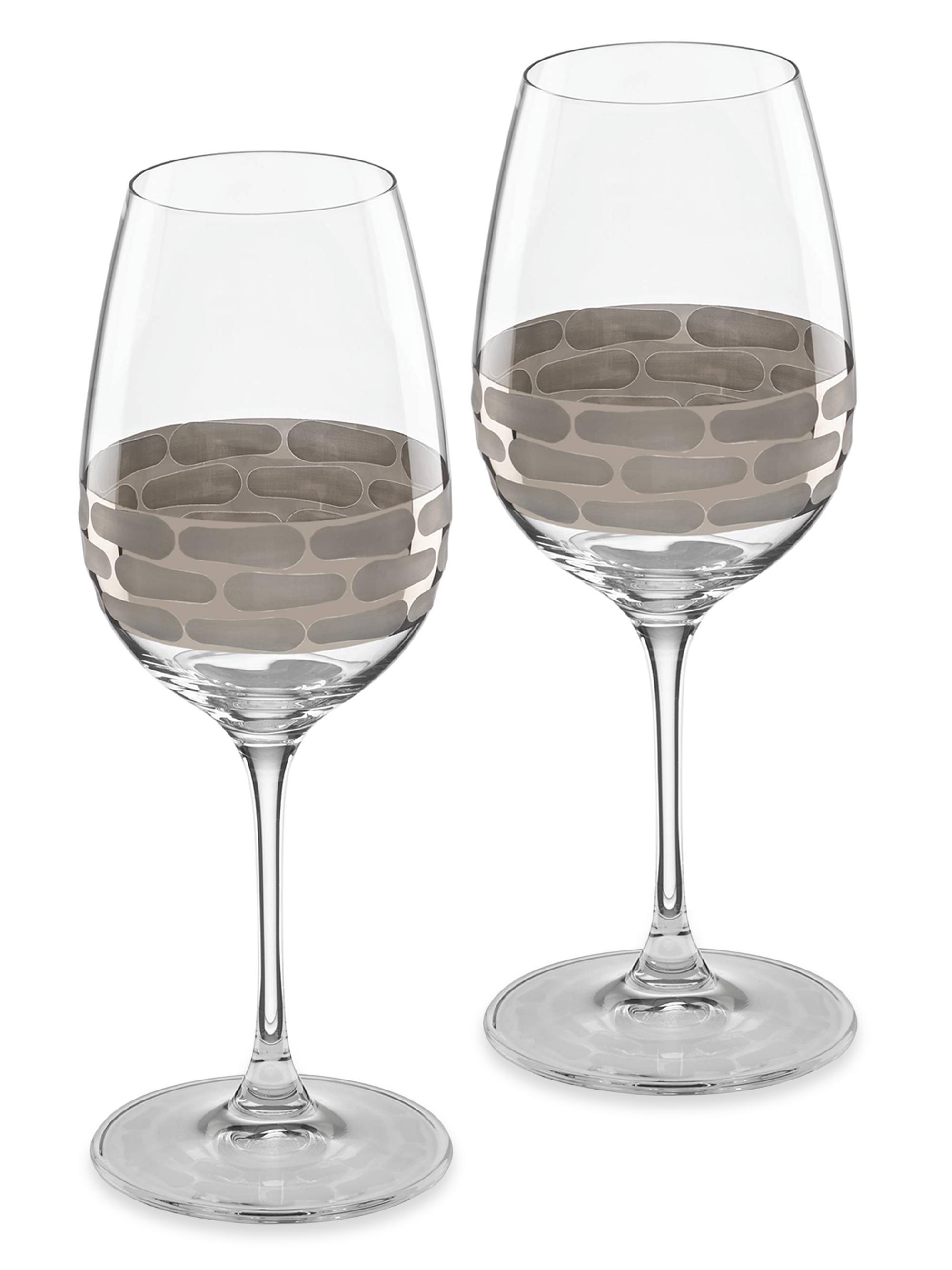 Michael Wainwright Truro Platinum 2-Piece White Wine Glass Set - Gray