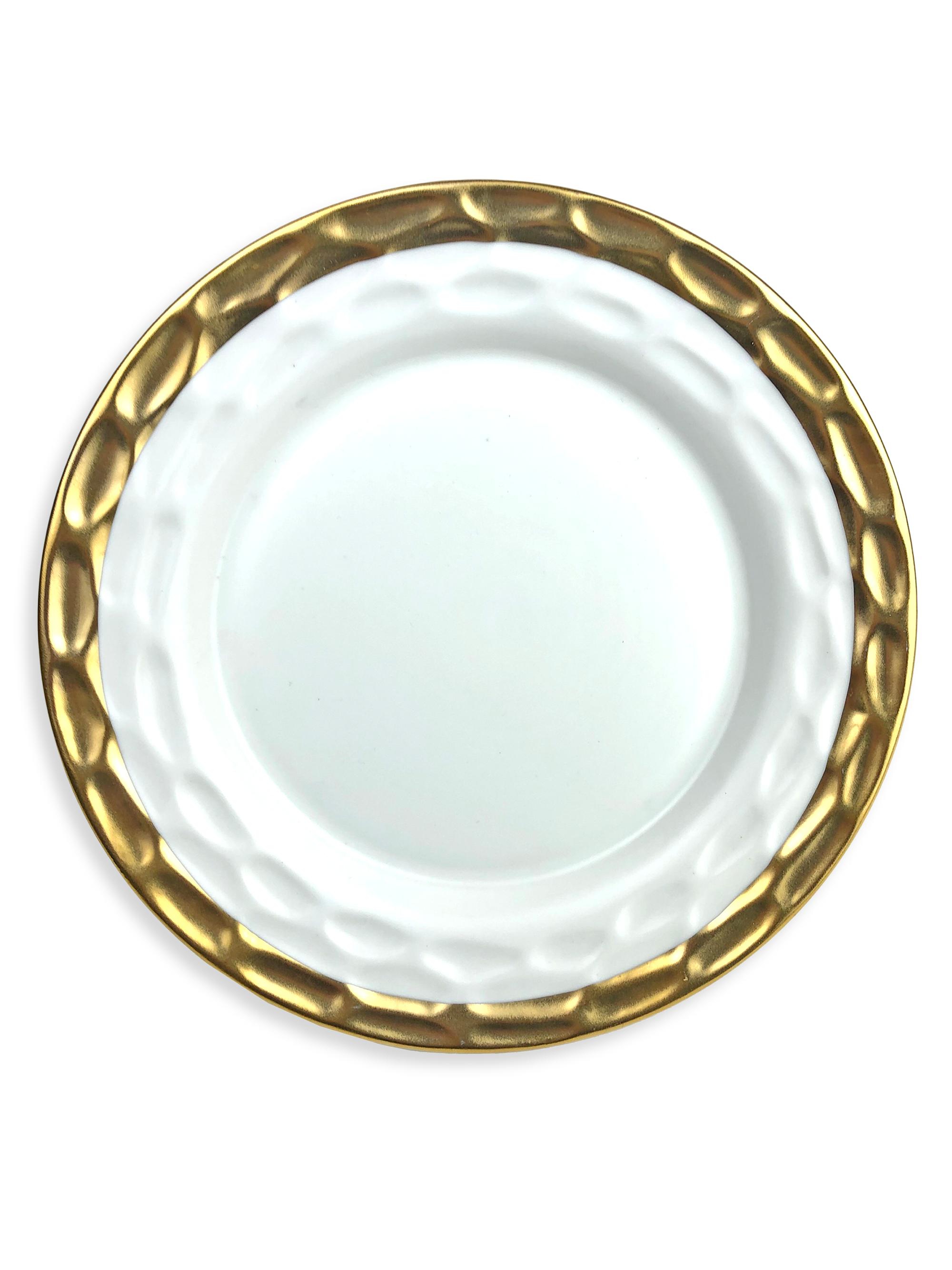 Michael Wainwright Truro Gold 4-Piece Salad Plate Set - Gold
