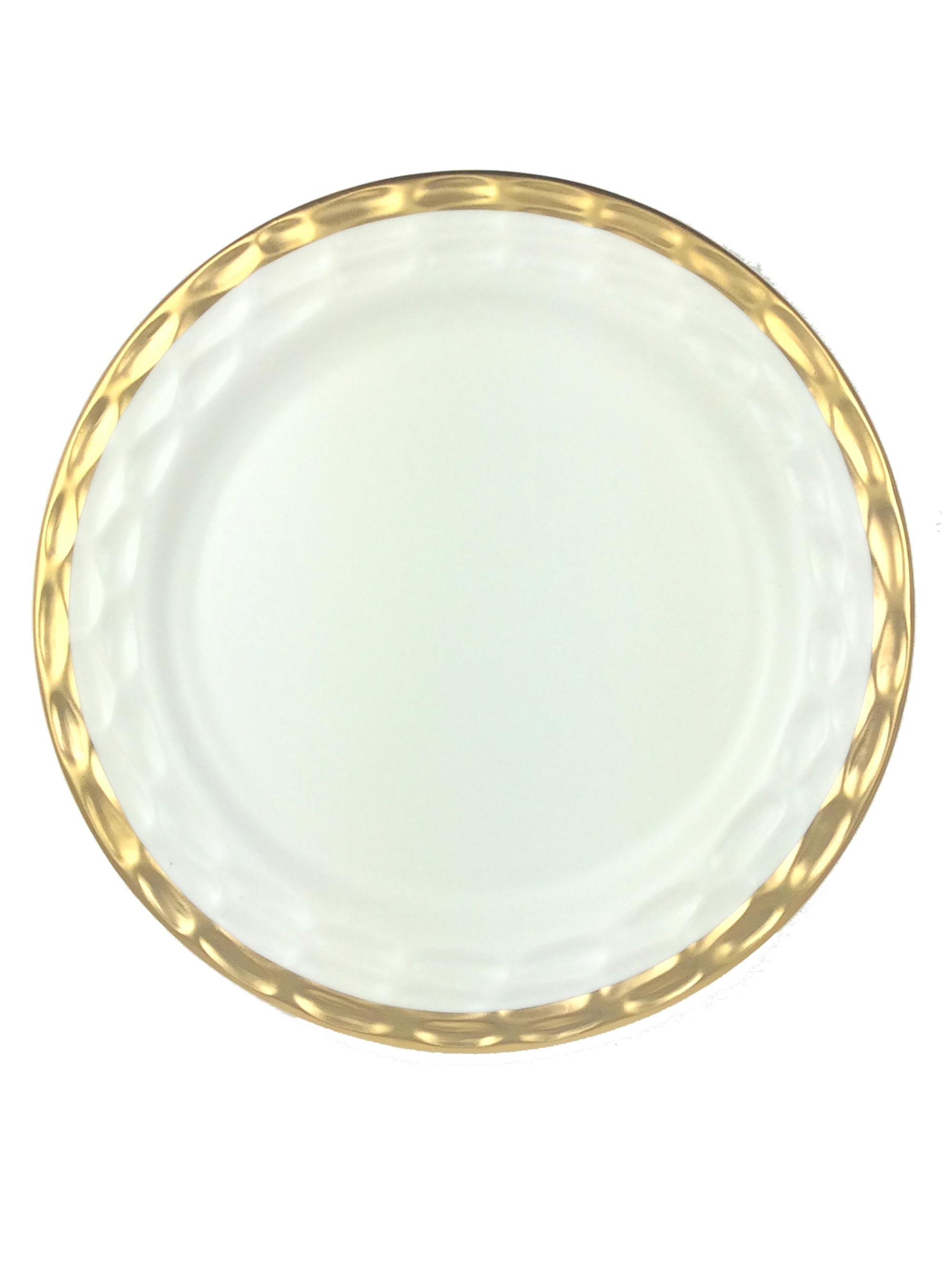 Michael Wainwright Truro Gold 4-Piece Dinner Plate Set - Gold