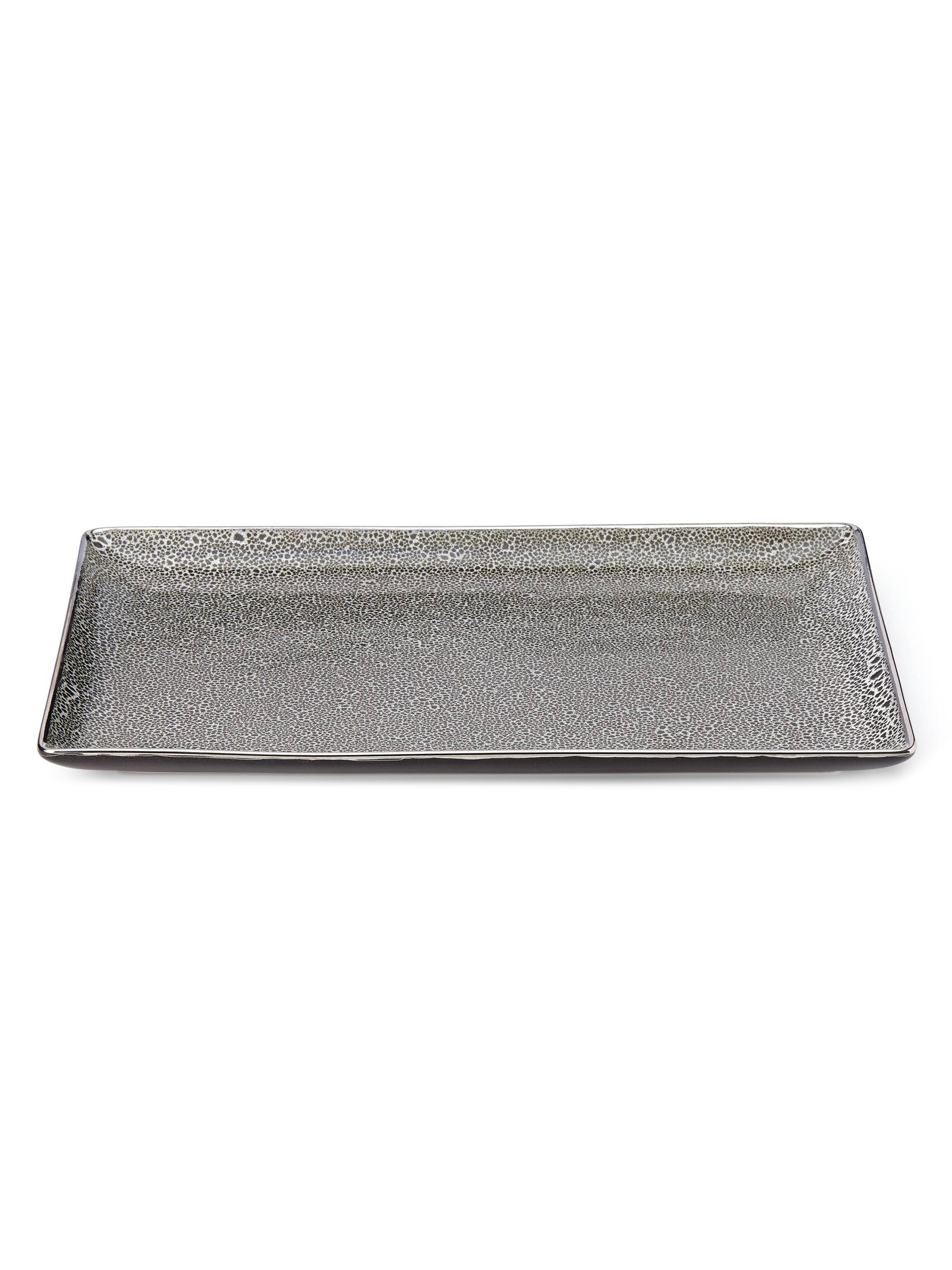 Michael Wainwright Panthera Platinum 14" Tray - Gray