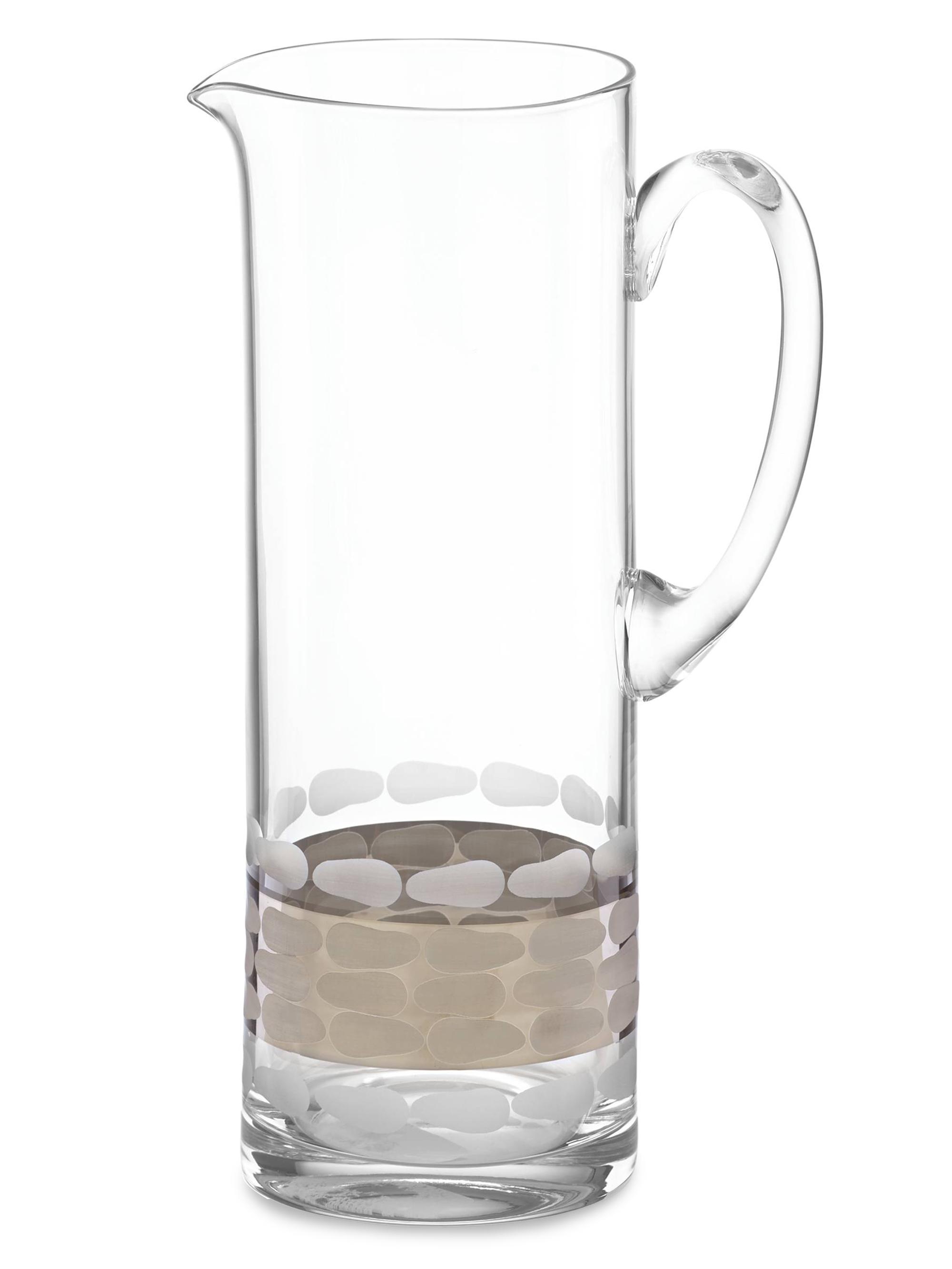 Michael Wainwright Truro Platinum Glass Pitcher - Gray