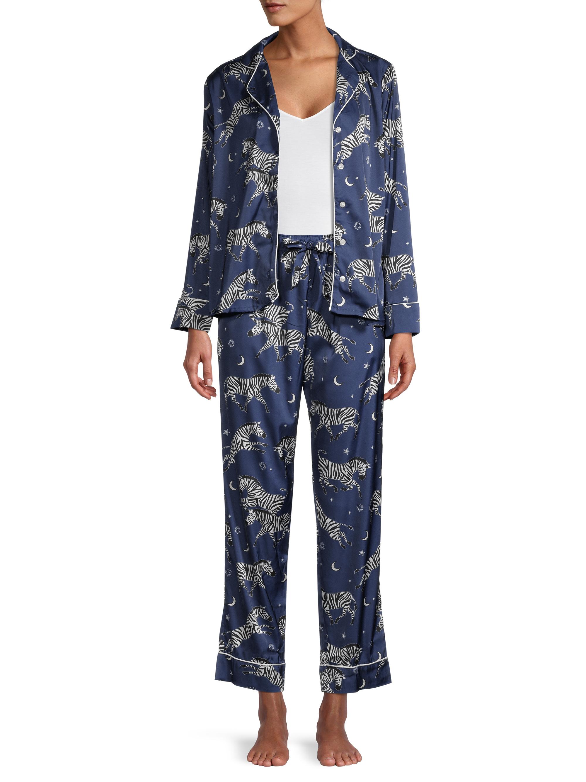 Averie Two-Piece Zebra Print Pajama Set | Saks Fifth Avenue