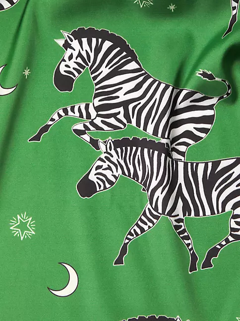 Averie Sleep Women's Two-Piece Zebra Print Pajama Set