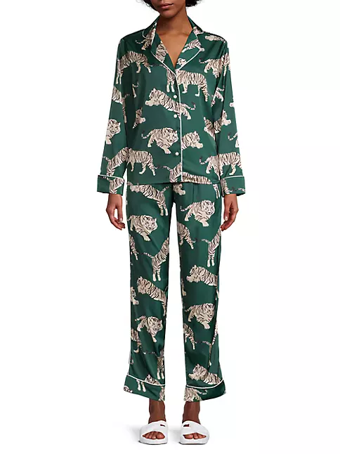 Averie Sleep Zola Tiger Print Pajama Set