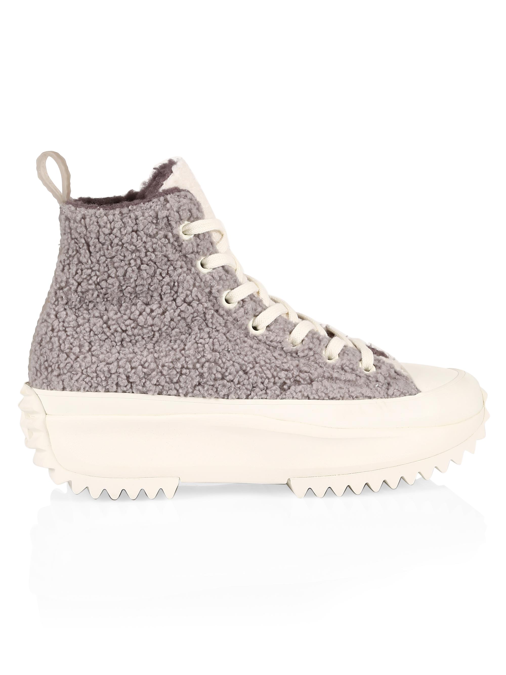 Converse Women's Run Star Hike Sherpa Sneakers - Mauve