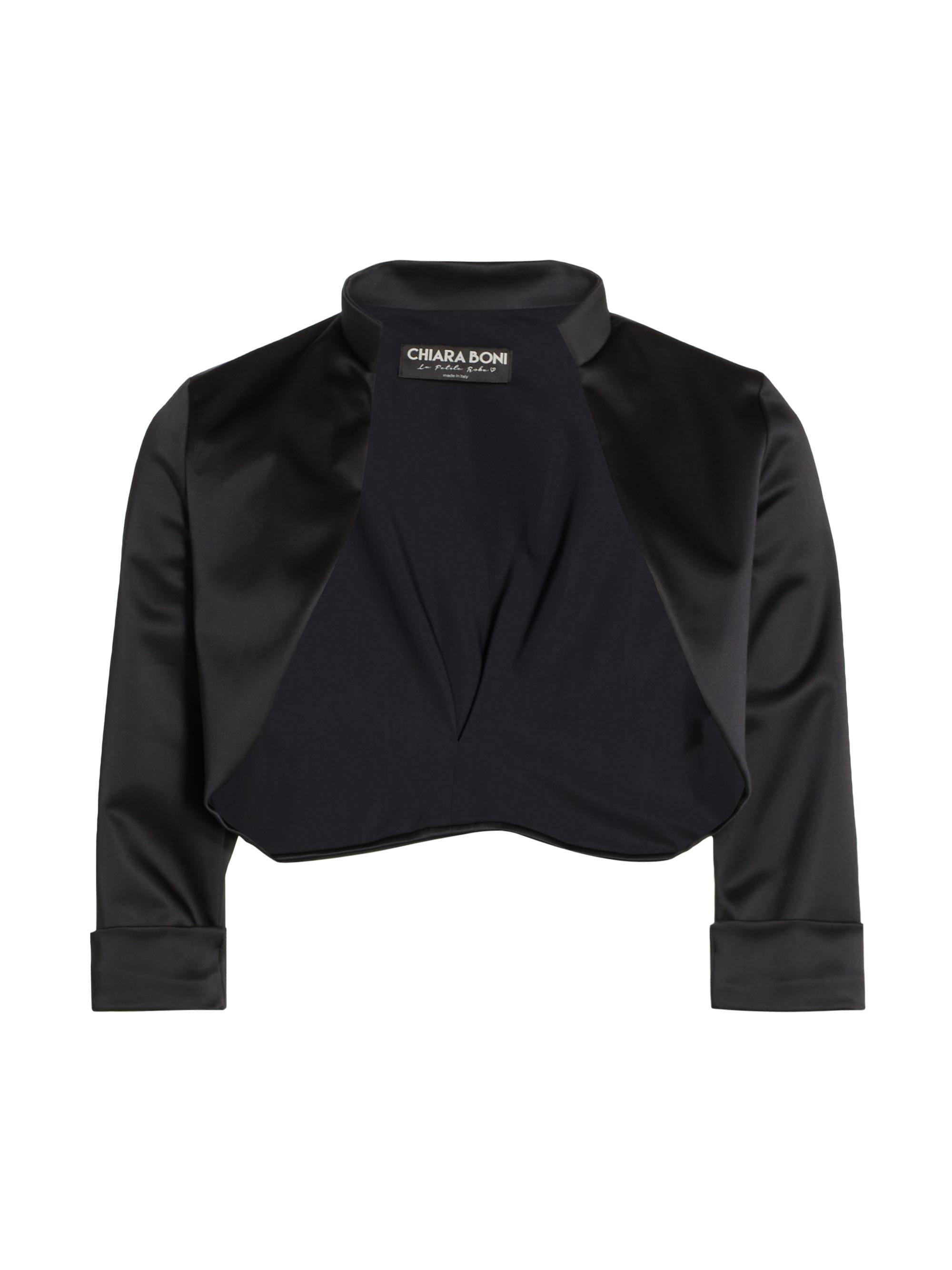 Chiara Boni La Petite Robe Women's Amatista Satin Shrug - Black