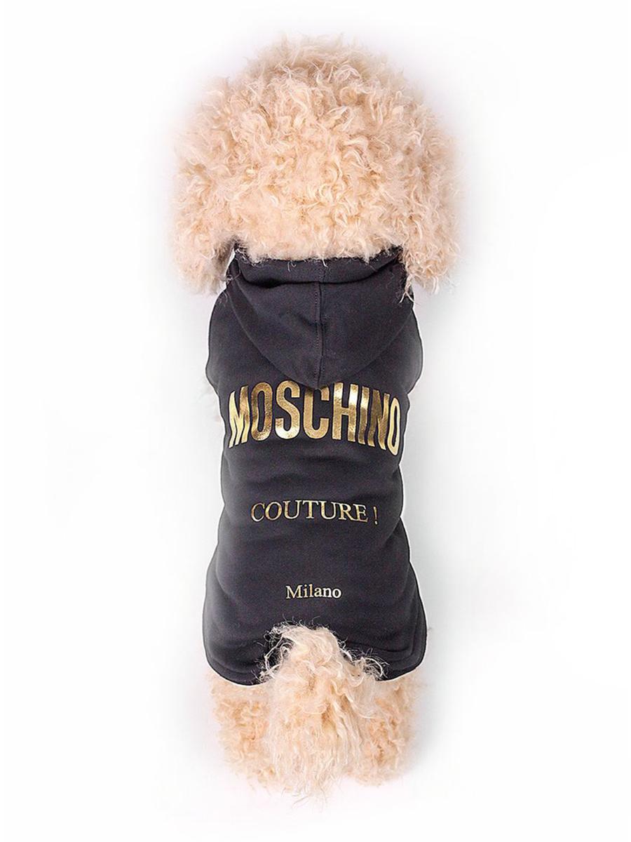 【送料&関税込】Moschino Logo Print Cotton Sweatdress Moschino Logo Print Cotton Sweatdress | italist