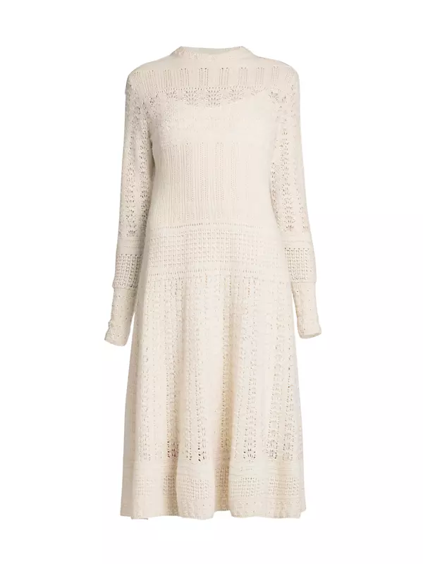Knit Cashmere Midi-Dress
