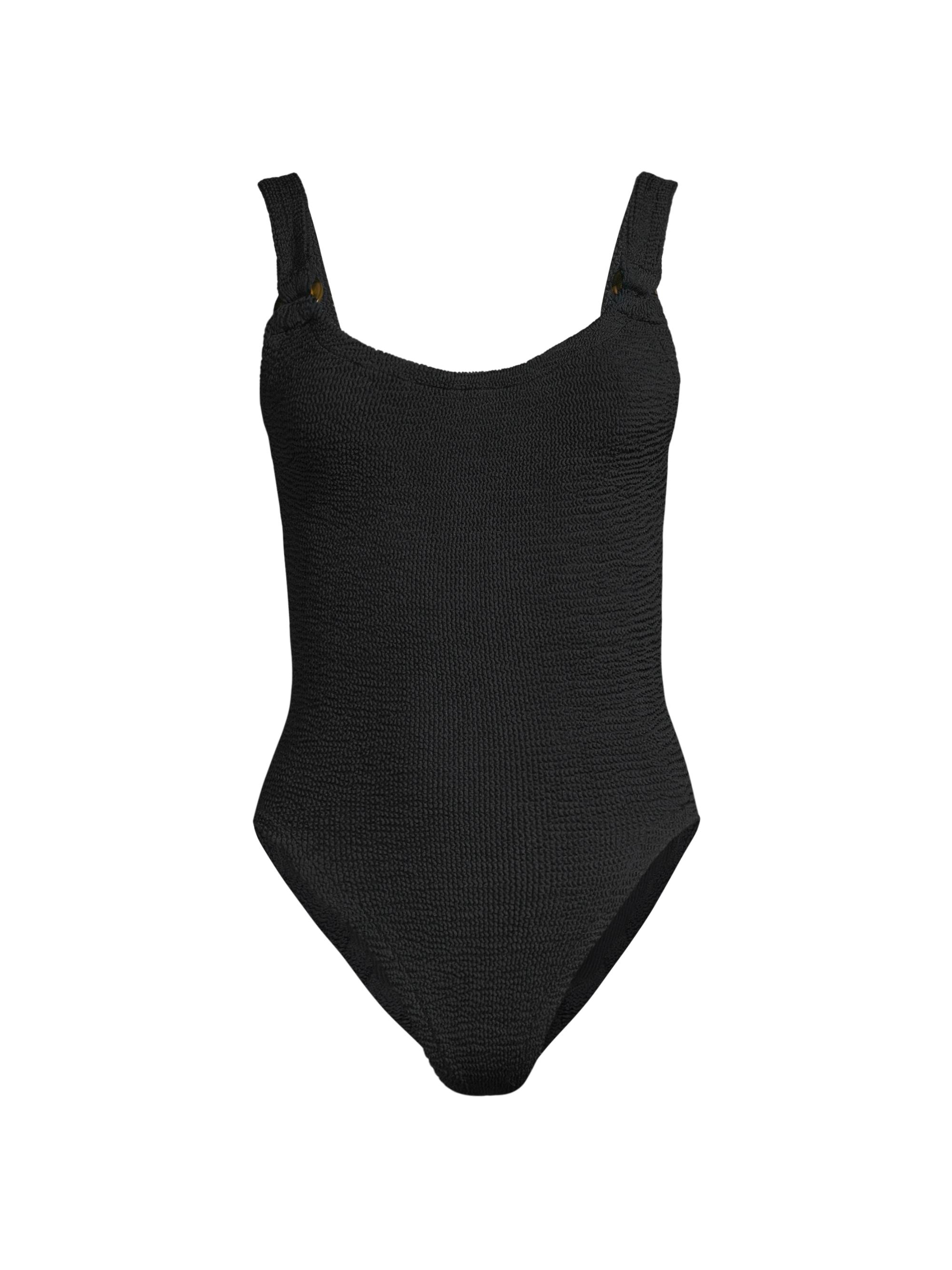 Hunza G Women's Domino One-Piece Swimsuit - Black