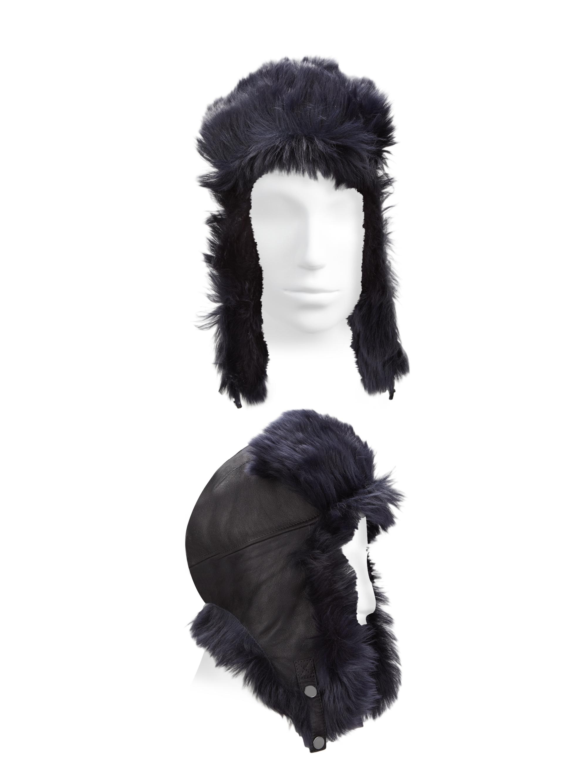 Maximilian Shearling Trapper Hat | Saks Fifth Avenue display picture 1