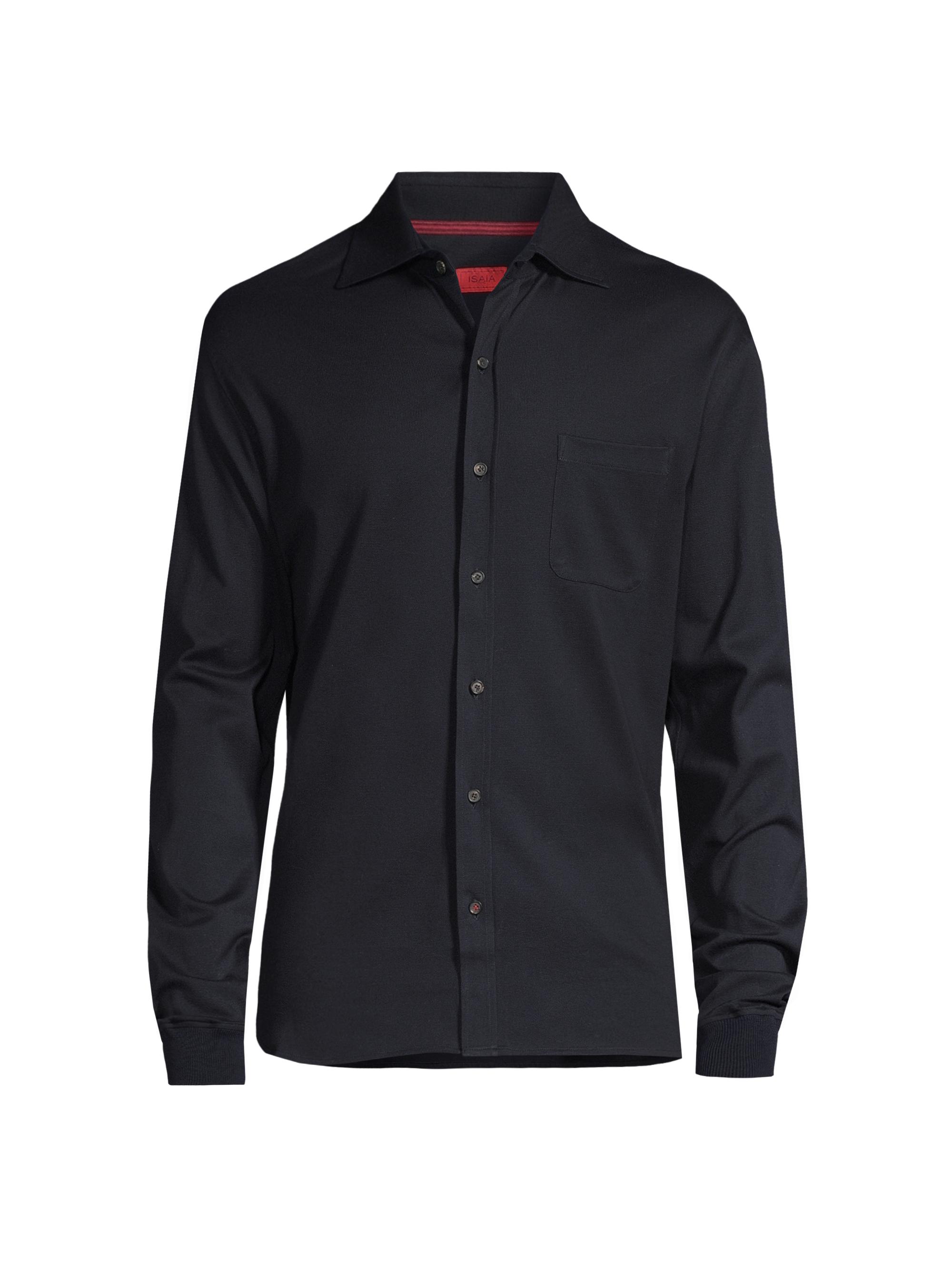 Isaia Men's The Hybrid Shirt - Navy