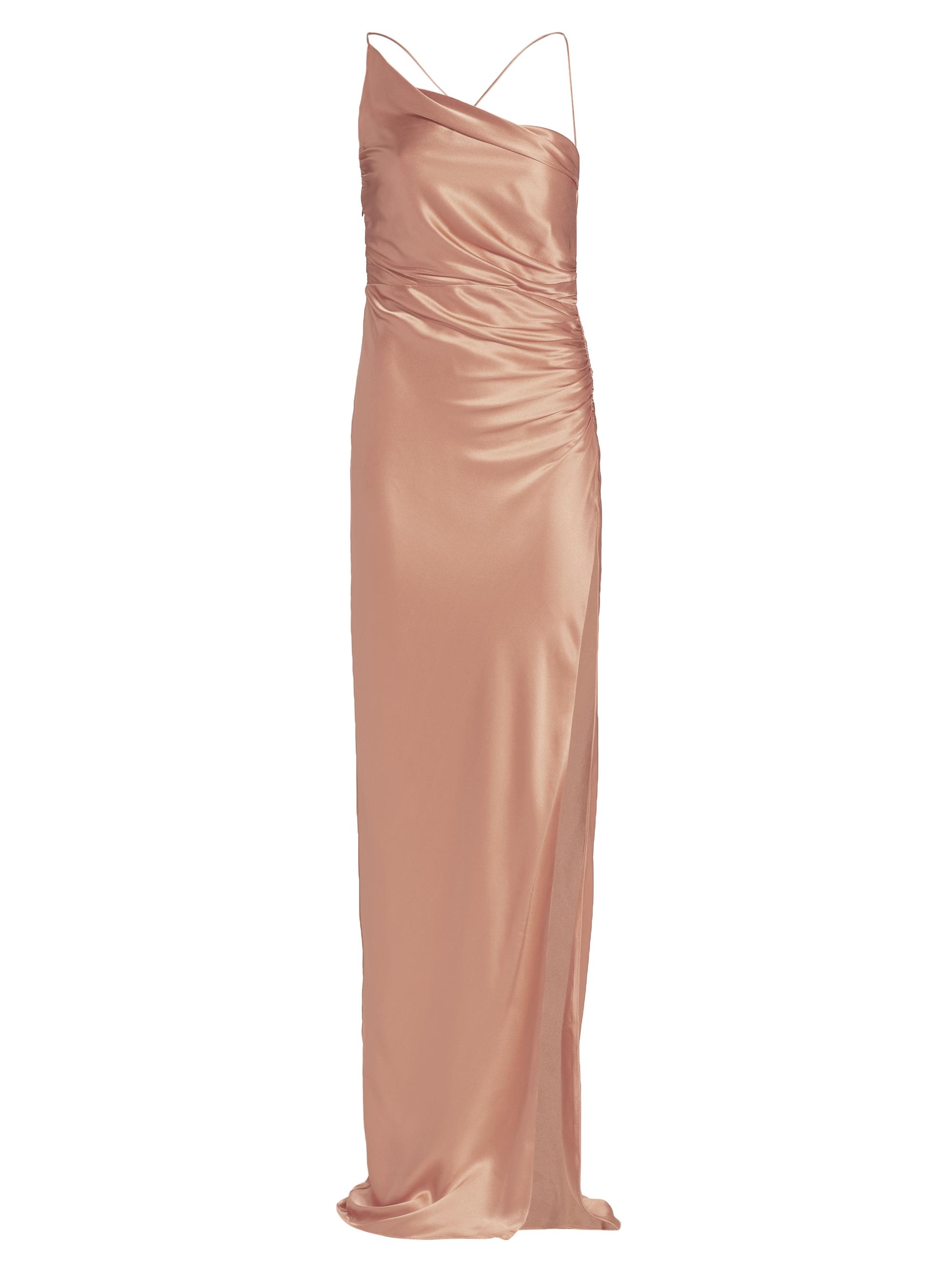 The Sei Women's Ruched Silk Gown - Shell