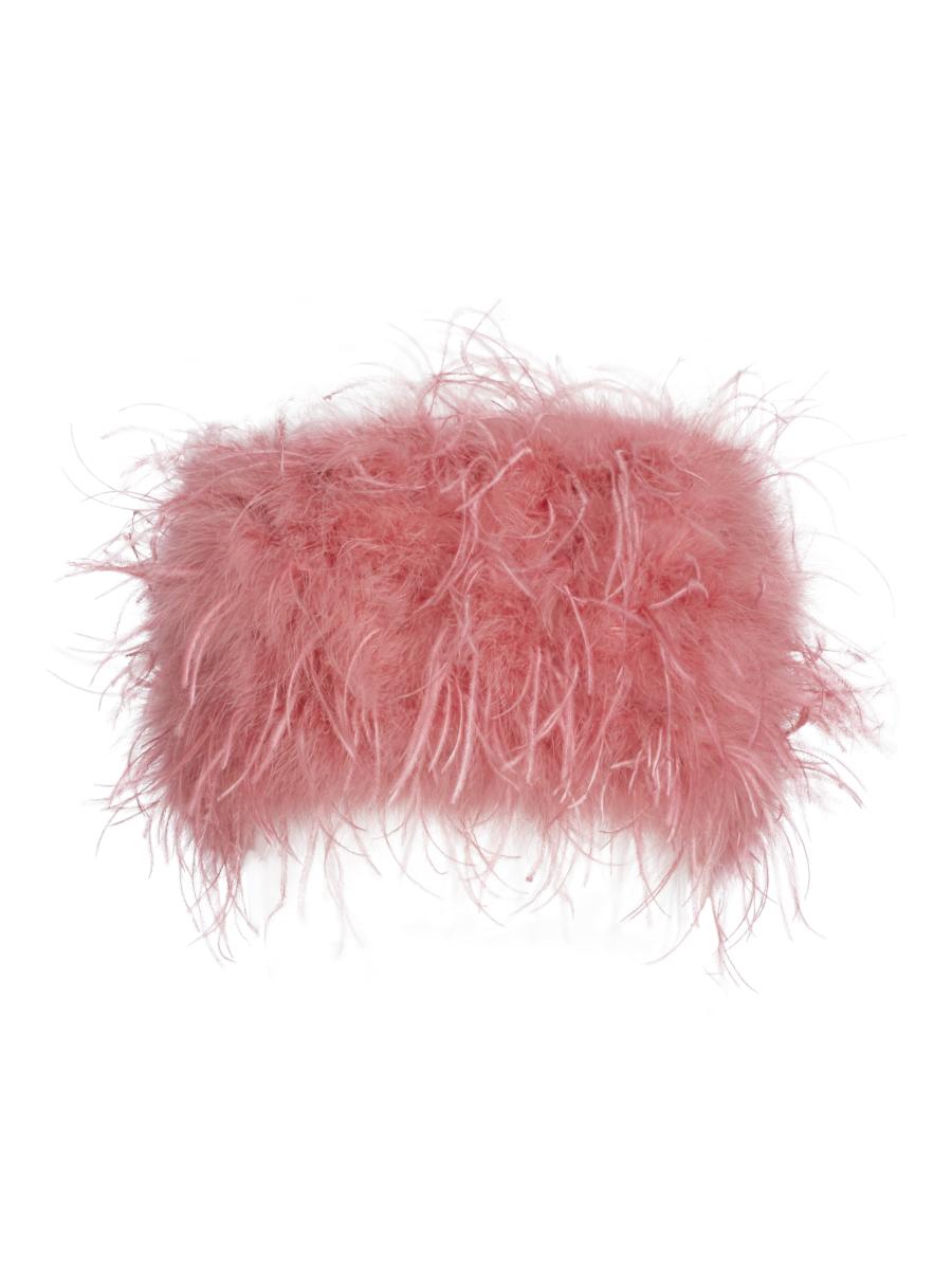 Lamarque Zaina Feather Bustier Top | Saks Fifth Avenue