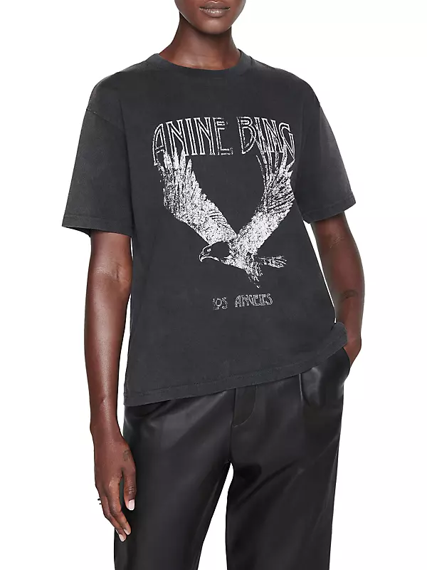 Shop Anine Bing Lili Eagle T-Shirt | Saks Fifth Avenue