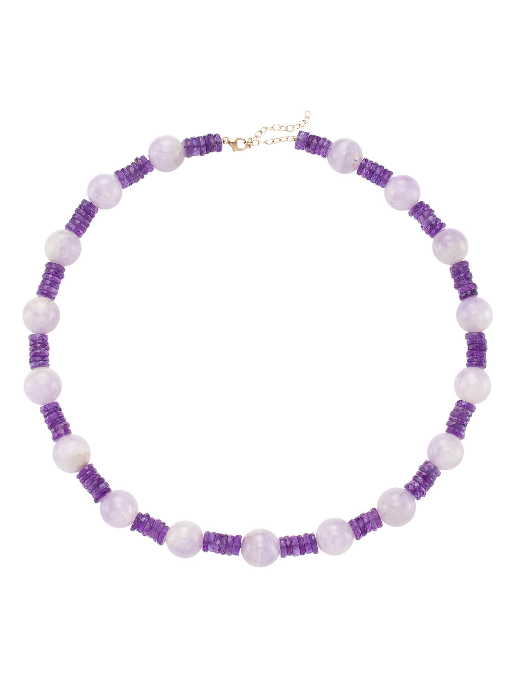 Jia Jia Women's Atlas Amethyst Candy Necklace - Purple