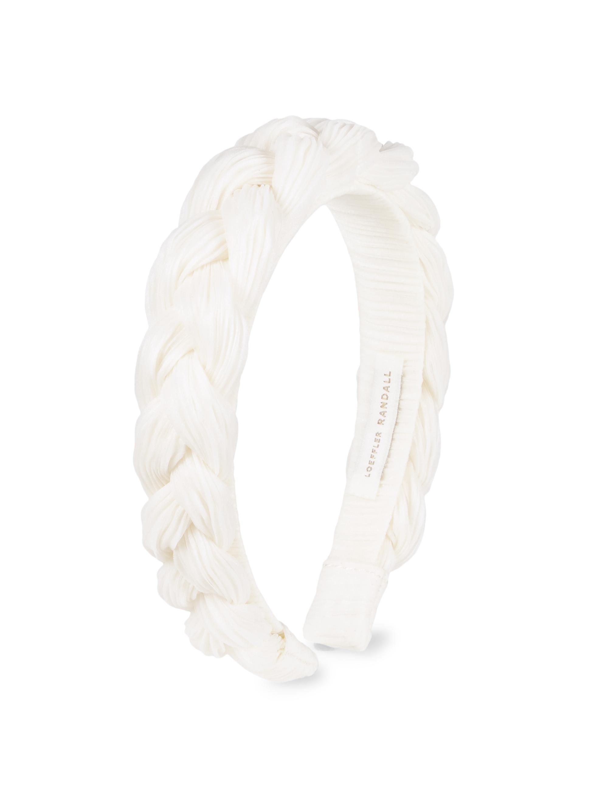 Loeffler Randall Ivory Braided Headband Loeffler Randall | Accessories | Loeffler Randall Leon  main image 3