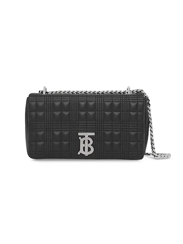 Burberry Lola Quilted Leather Compact Wallet