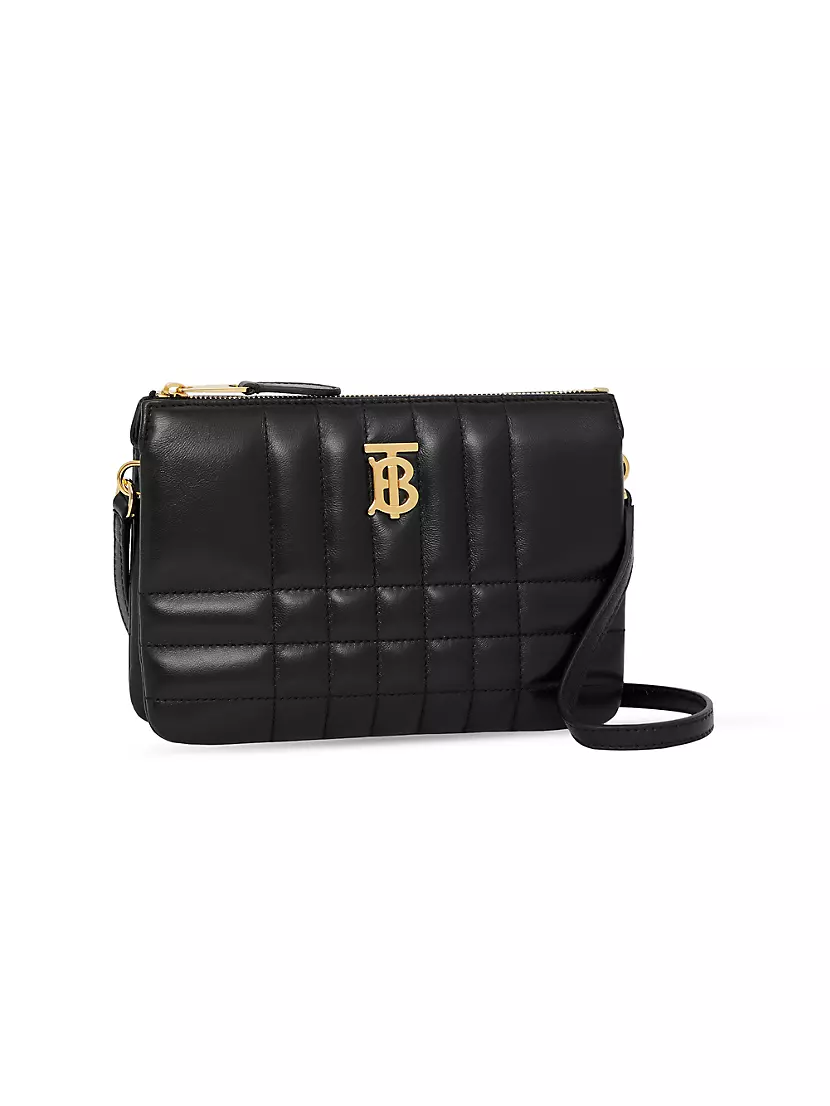 Burberry - Lola Double Pouch Quilted Leather Crossbody - BougieHabit