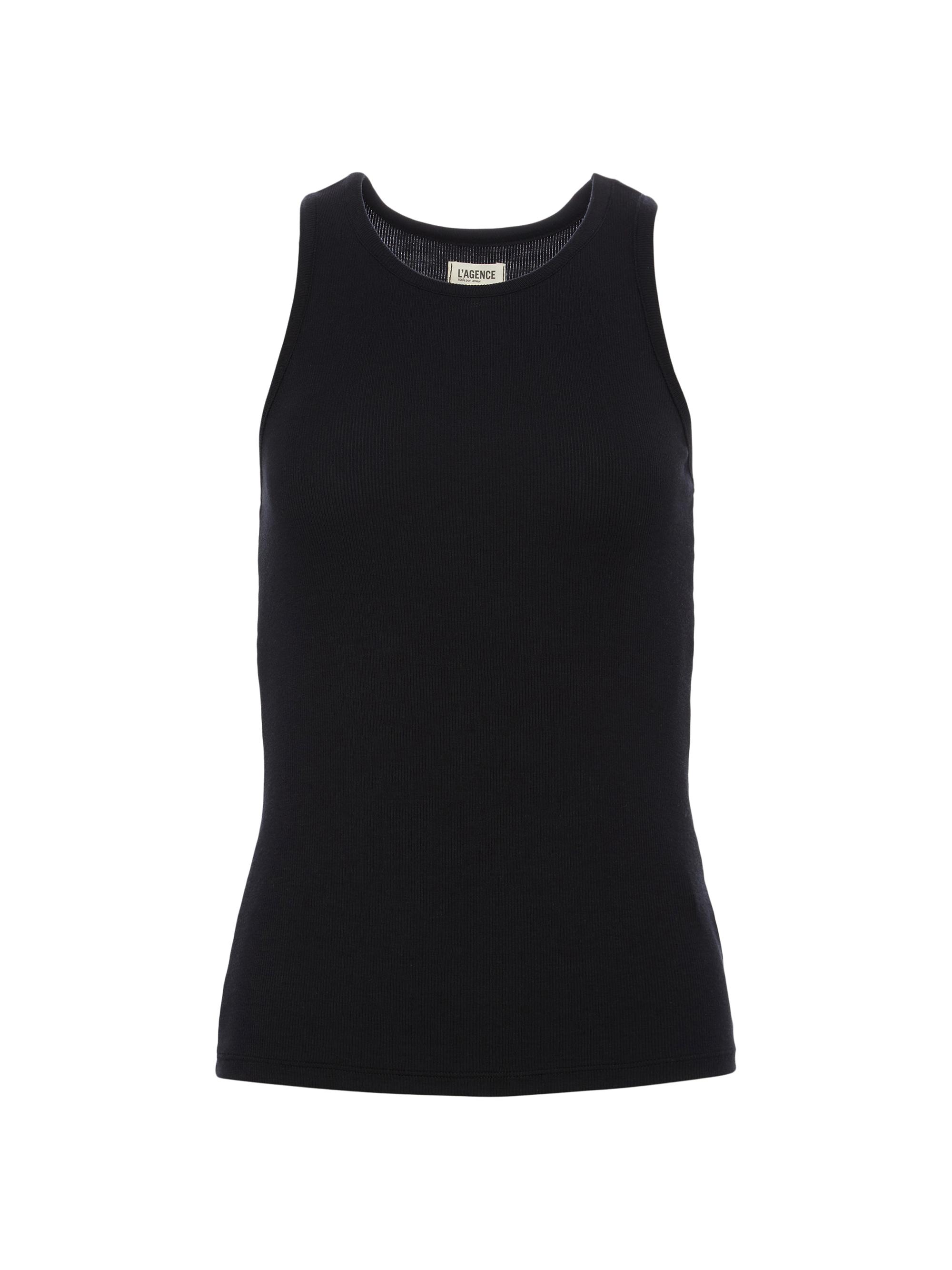 L'AGENCE Women's Nia Racerback Tank - Black