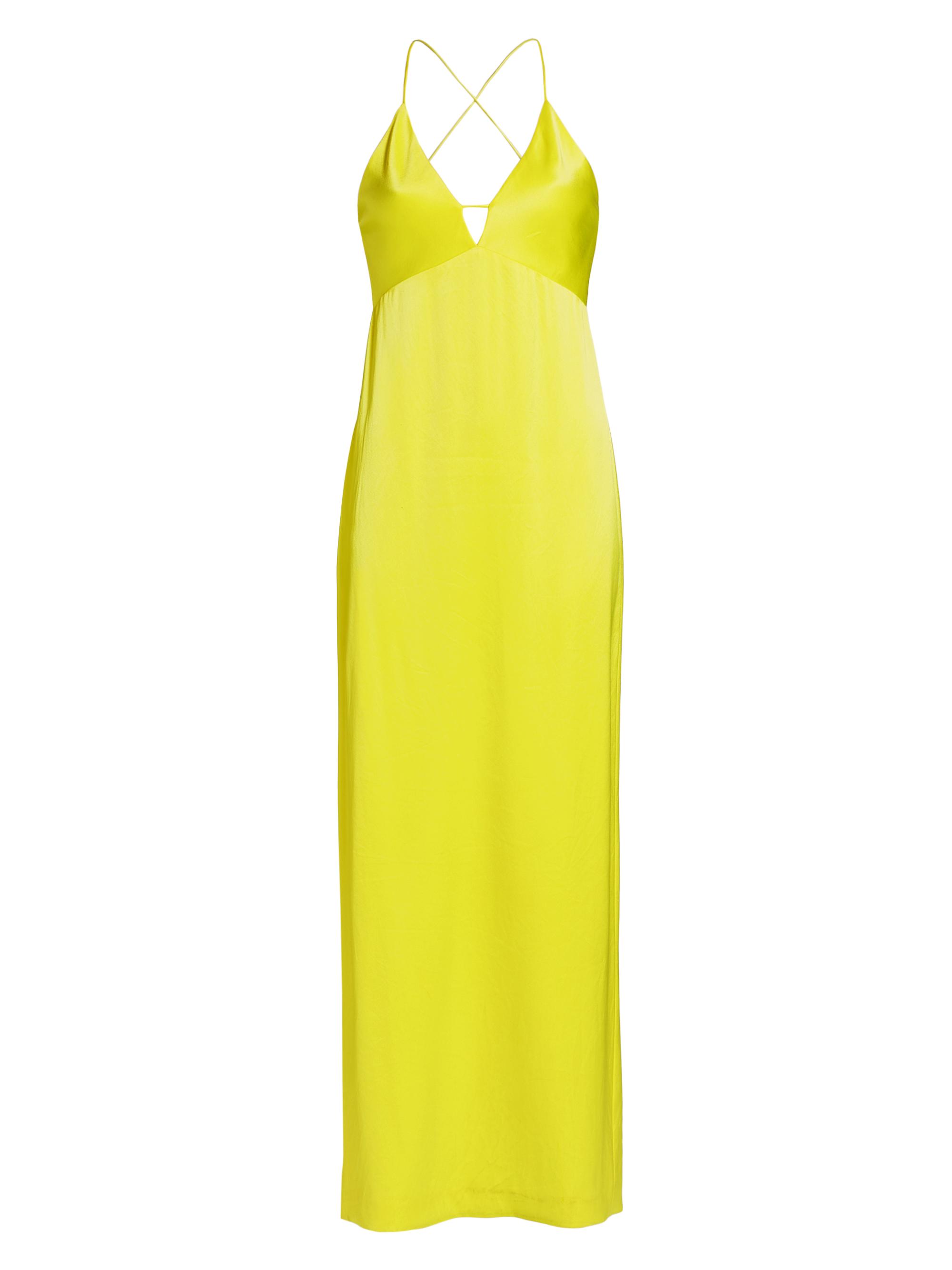 Alice + Olivia Women's Dakota Bias Slip Gown - Sunflower