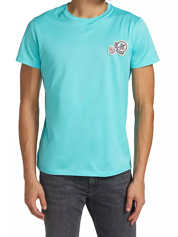 T-shirt Moncler Double Logo T-Shirt 8C000588390Y 001