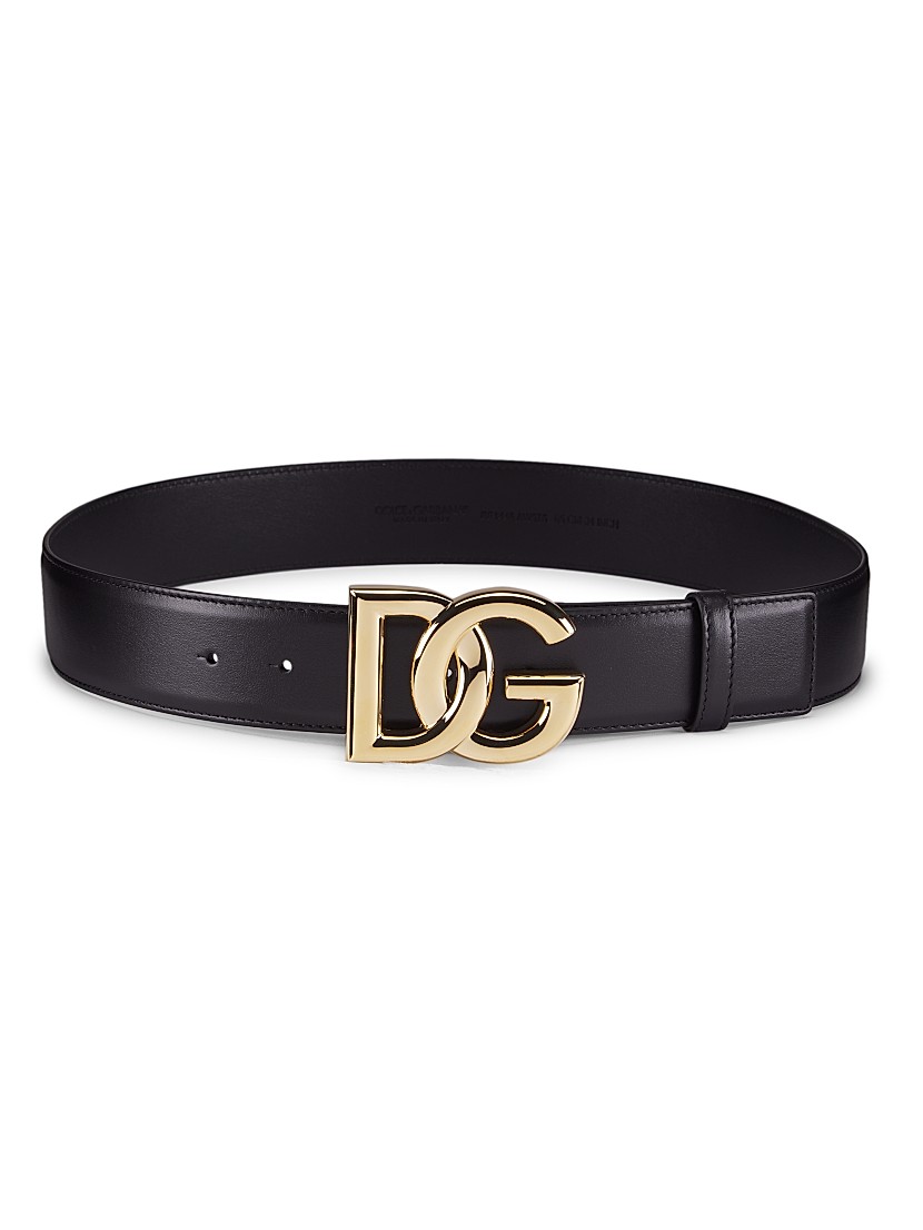 Shop Dolce&Gabbana DG Logo Leather Belt | Saks Fifth Avenue Shop Dolce&Gabbana DG Logo Leather Belt | Saks Fifth Avenue