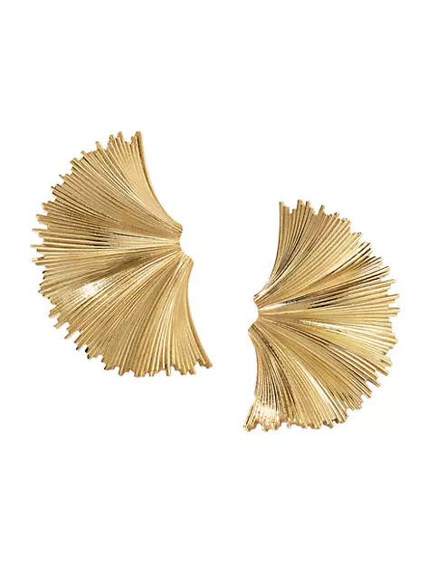 TRIOMPHE GOURMETTE STUDS IN BRASS WITH GOLD FINISH - GOLD